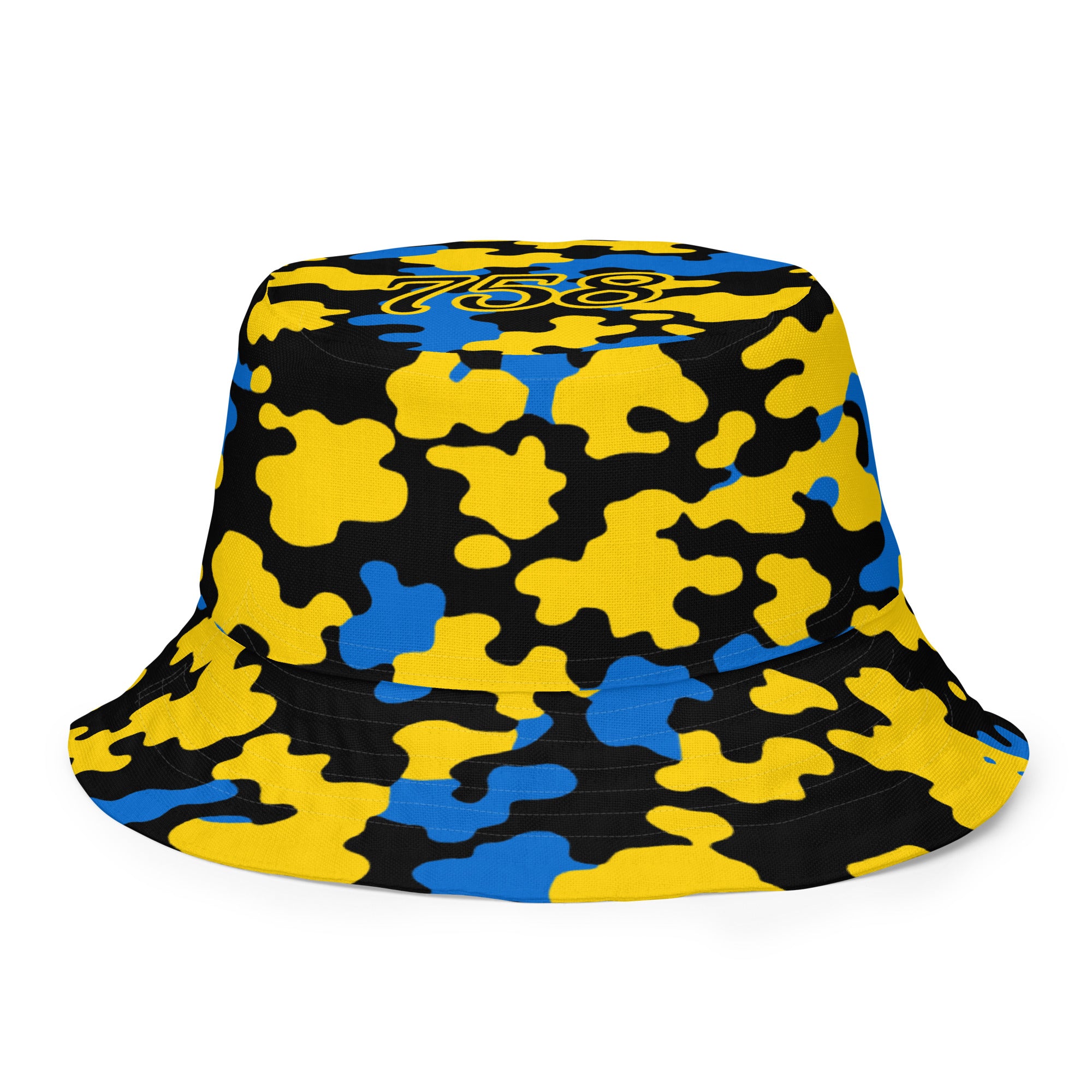 St. Lucia CAMO Reversible bucket hat-Fete Massive