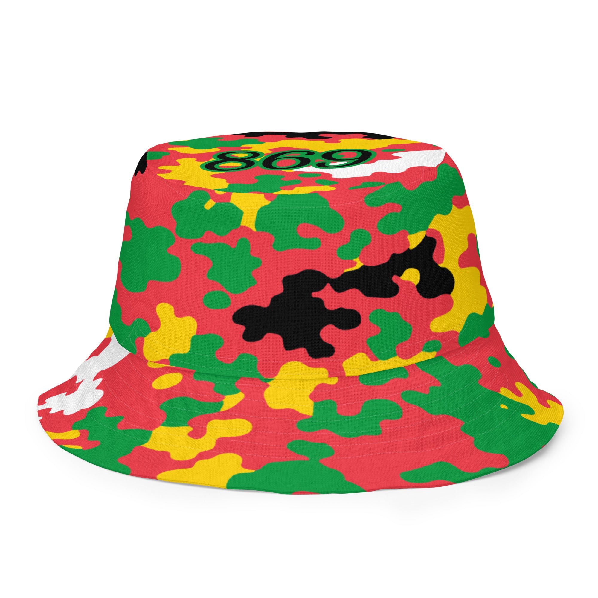 St. Kitts CAMO Reversible bucket hat-Fete Massive