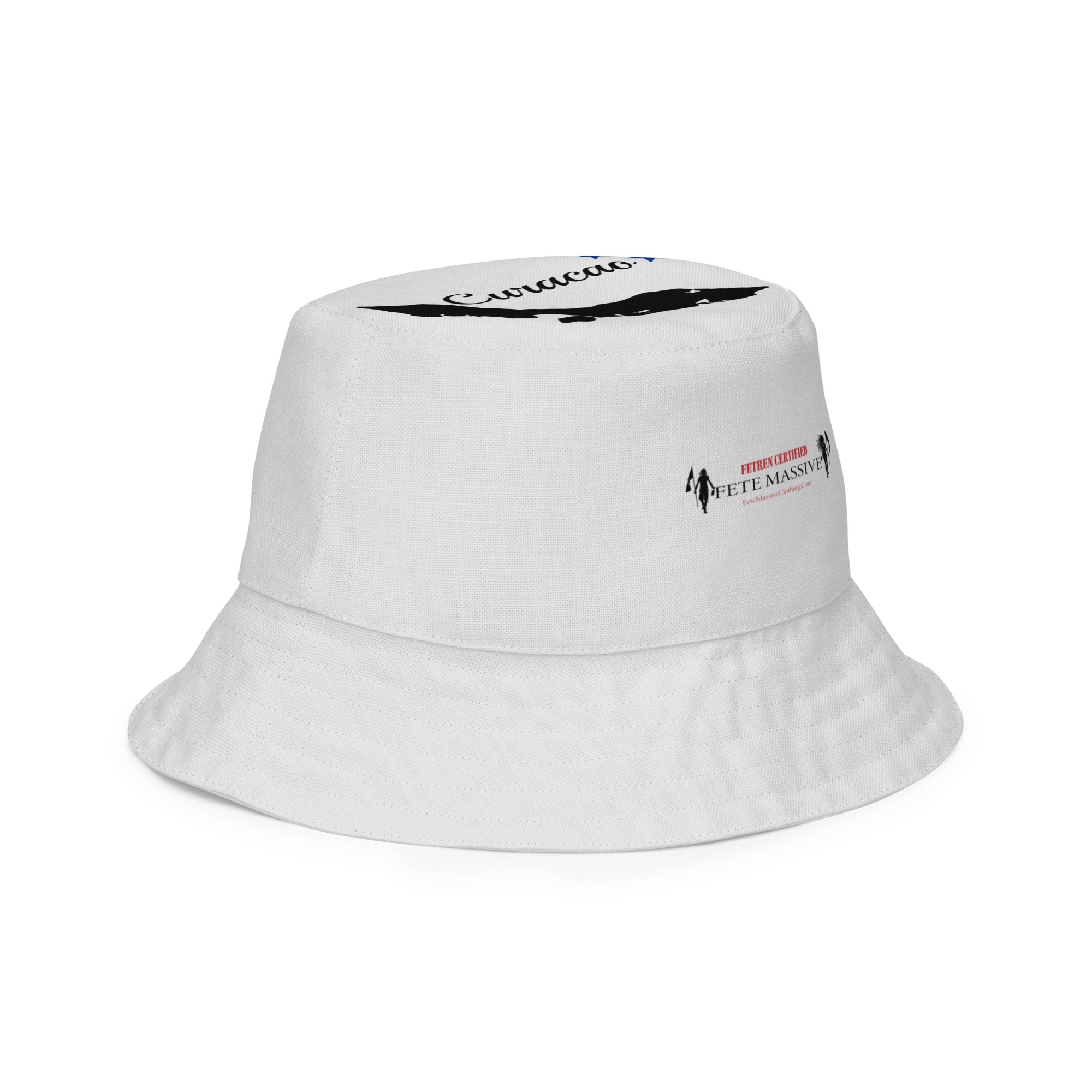 Curacao CAMO Reversible bucket hat-Fete Massive