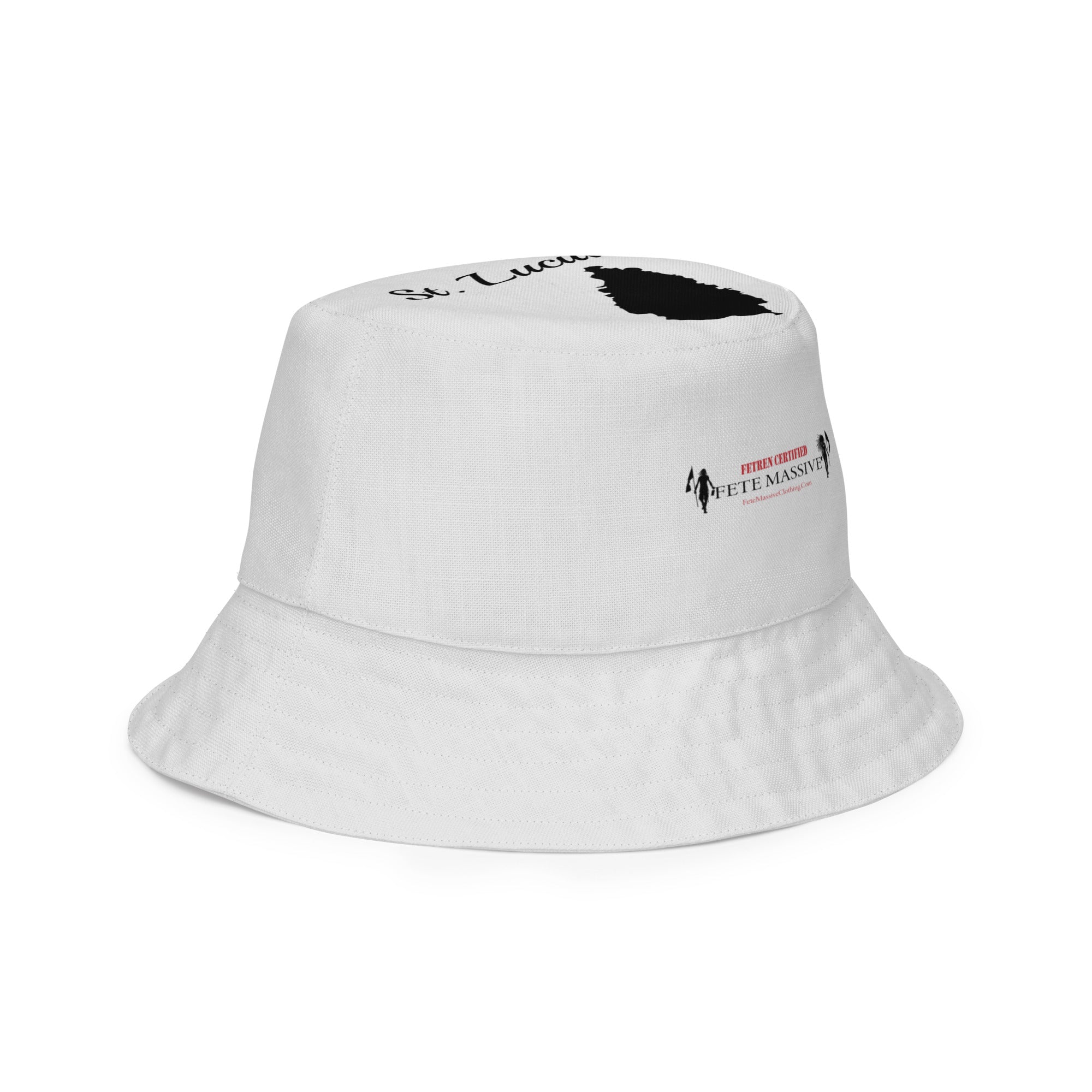 St. Lucia CAMO Reversible bucket hat-Fete Massive