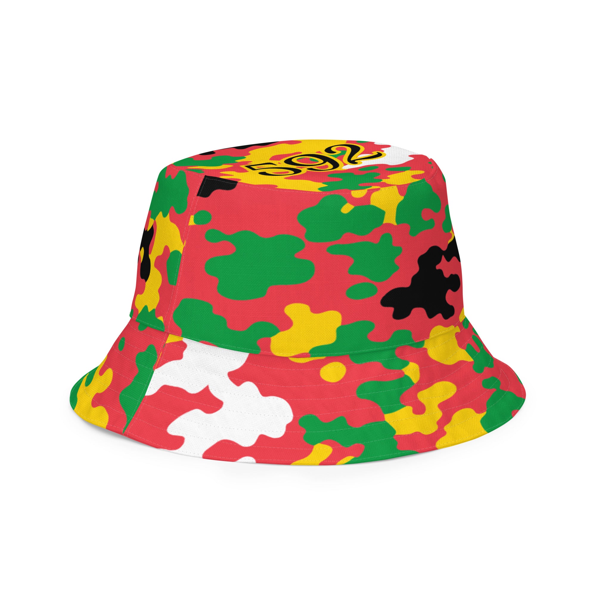 Guyana CAMO Reversible bucket hat-Fete Massive