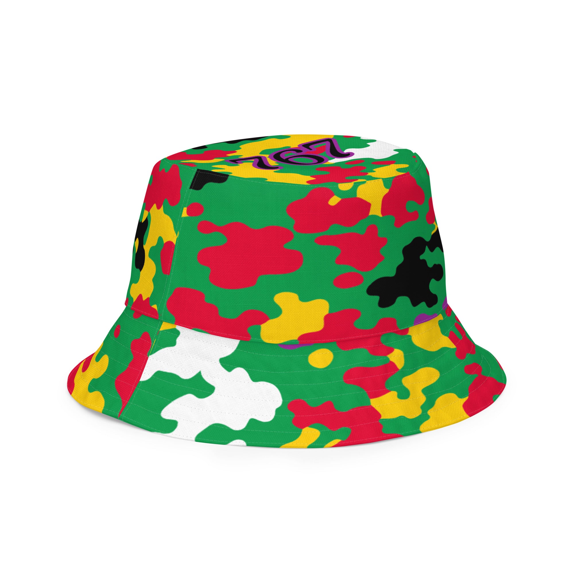 Dominica CAMO Reversible bucket hat-Fete Massive