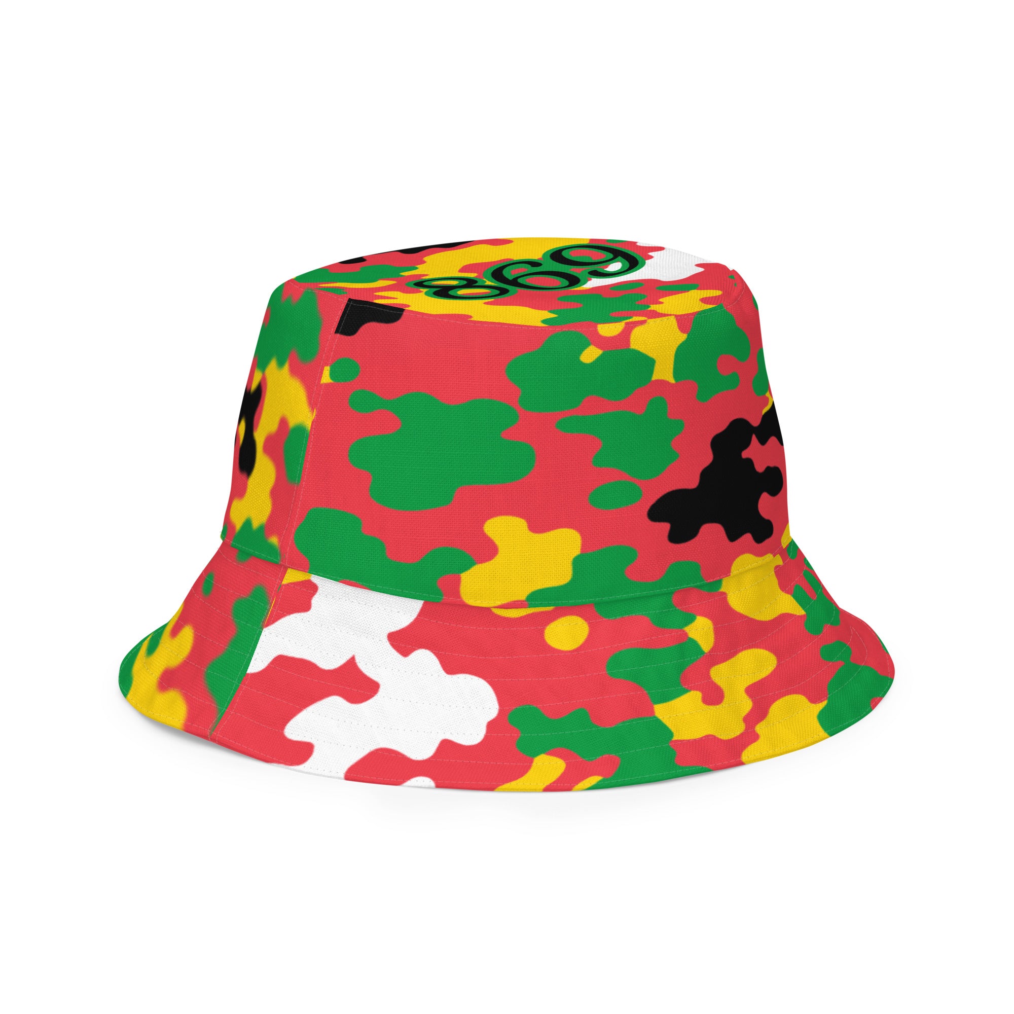 St. Kitts CAMO Reversible bucket hat-Fete Massive