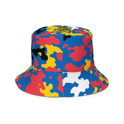 Antigua & Barbuda CAMO Reversible bucket hat-Fete Massive