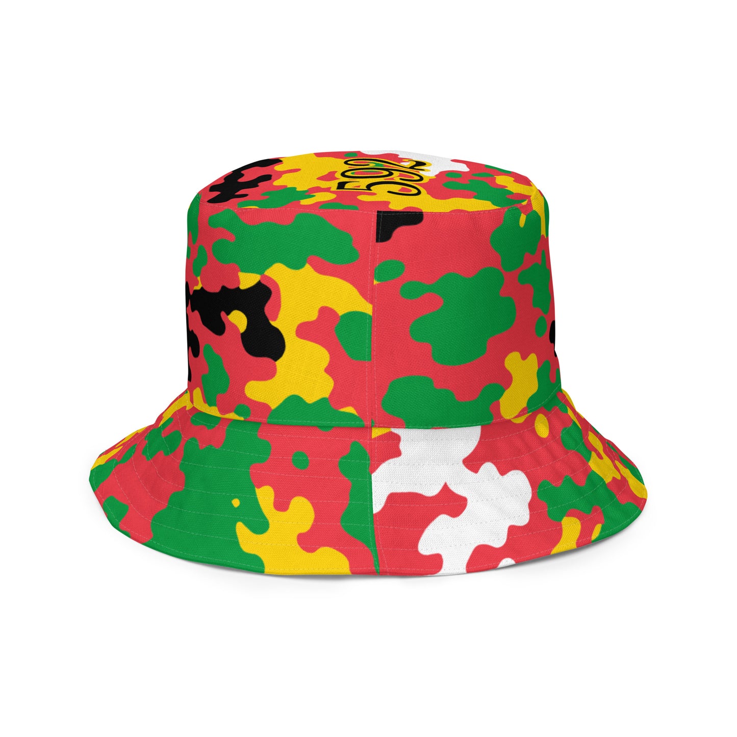 Guyana CAMO Reversible bucket hat