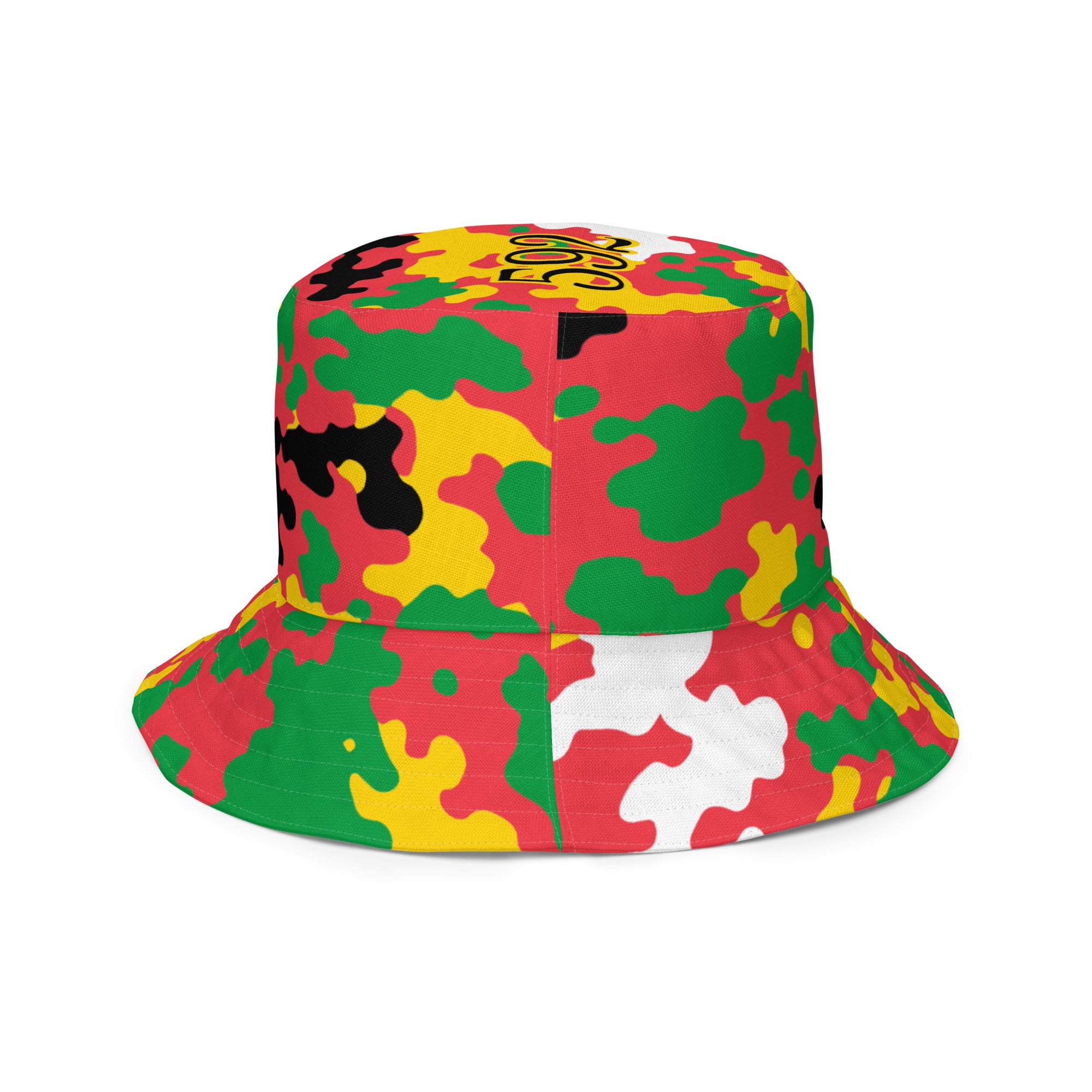 Guyana CAMO Reversible bucket hat-Fete Massive