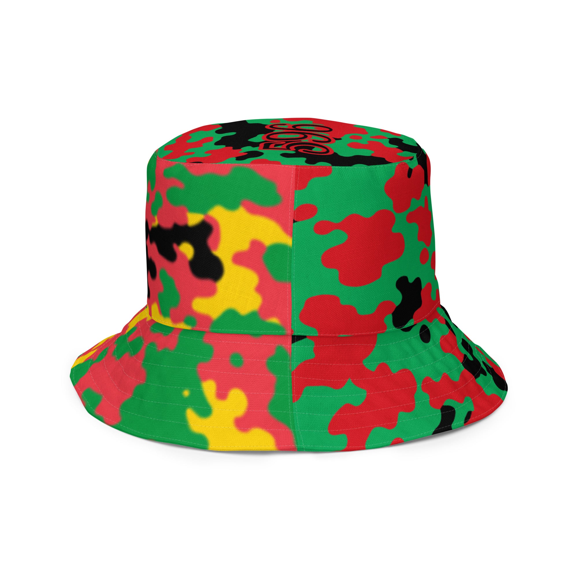 Martinique CAMO Reversible bucket hat-Fete Massive