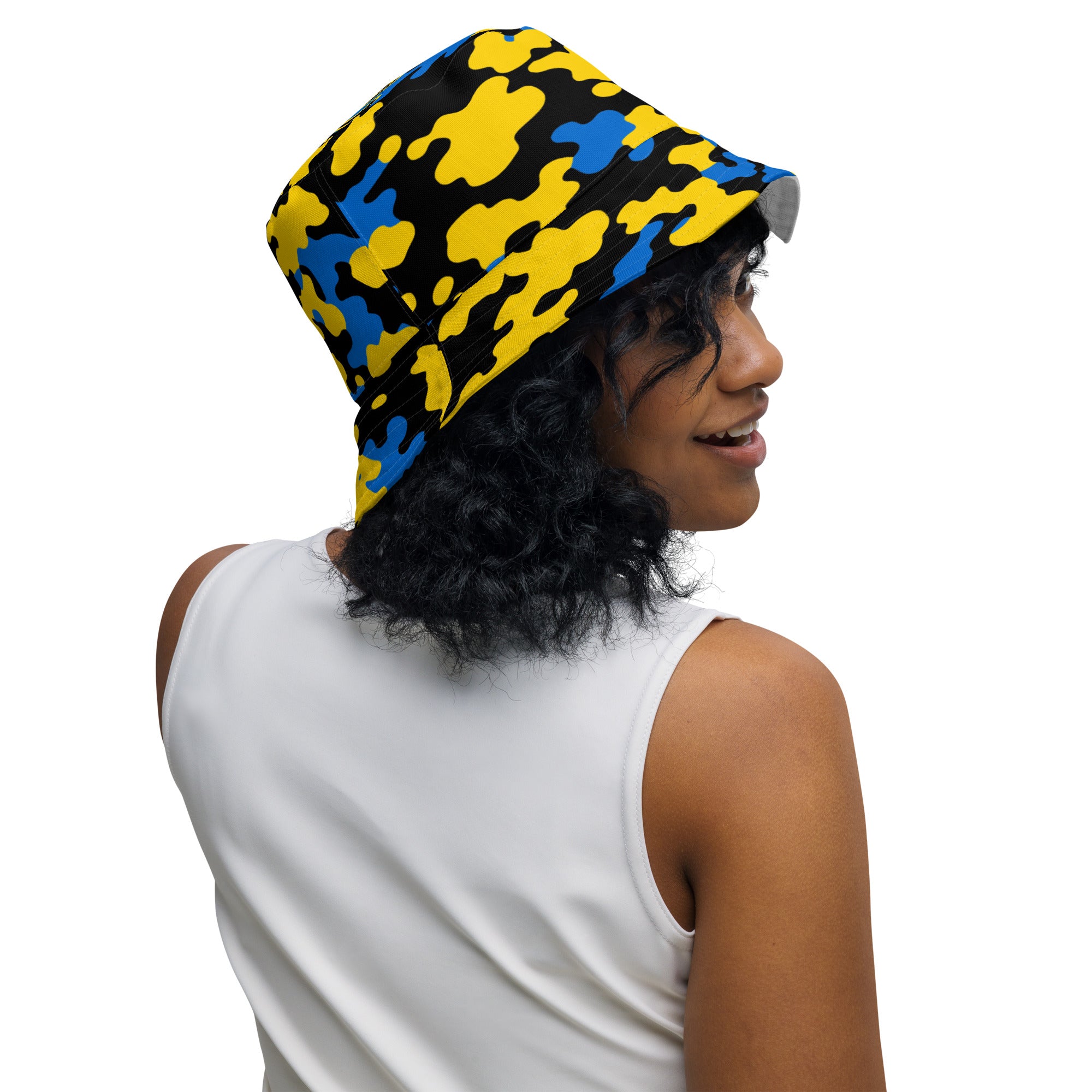 St. Lucia CAMO Reversible bucket hat-Fete Massive