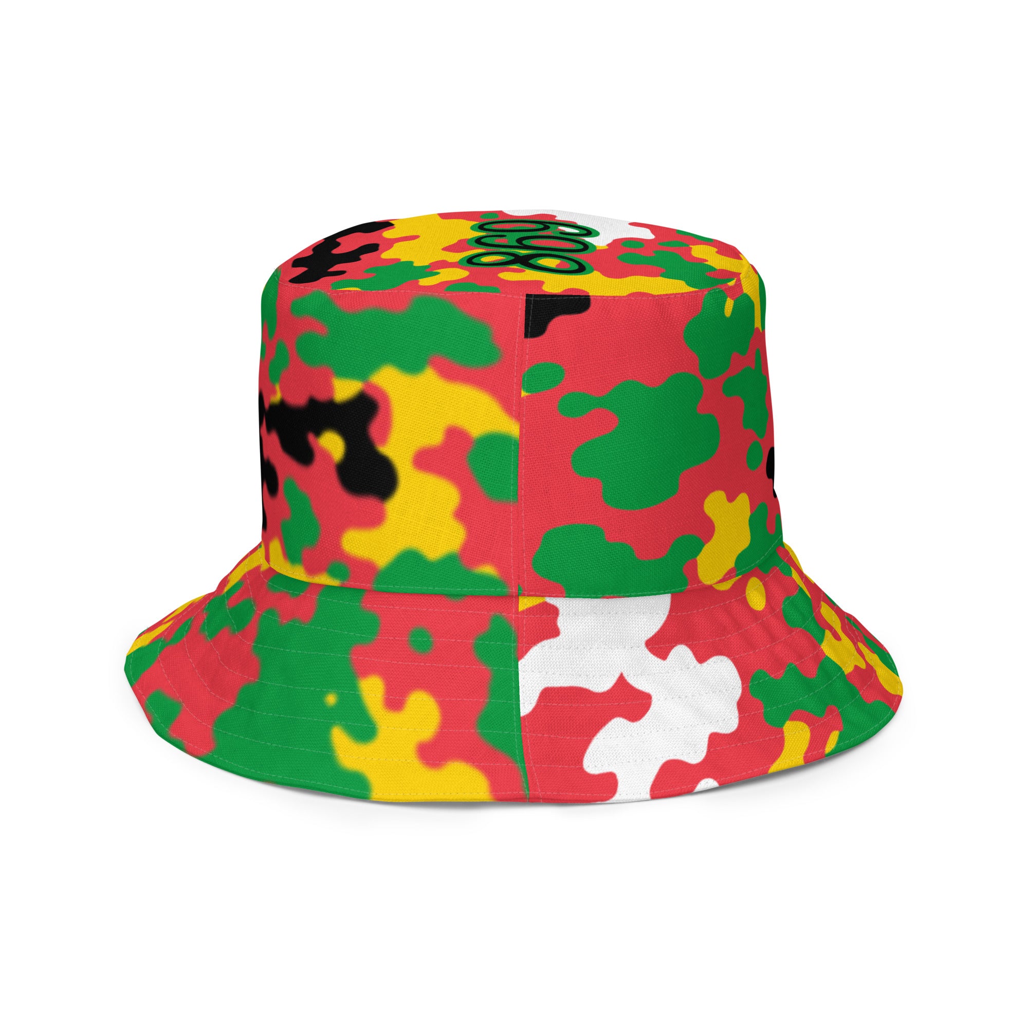 St. Kitts CAMO Reversible bucket hat-Fete Massive