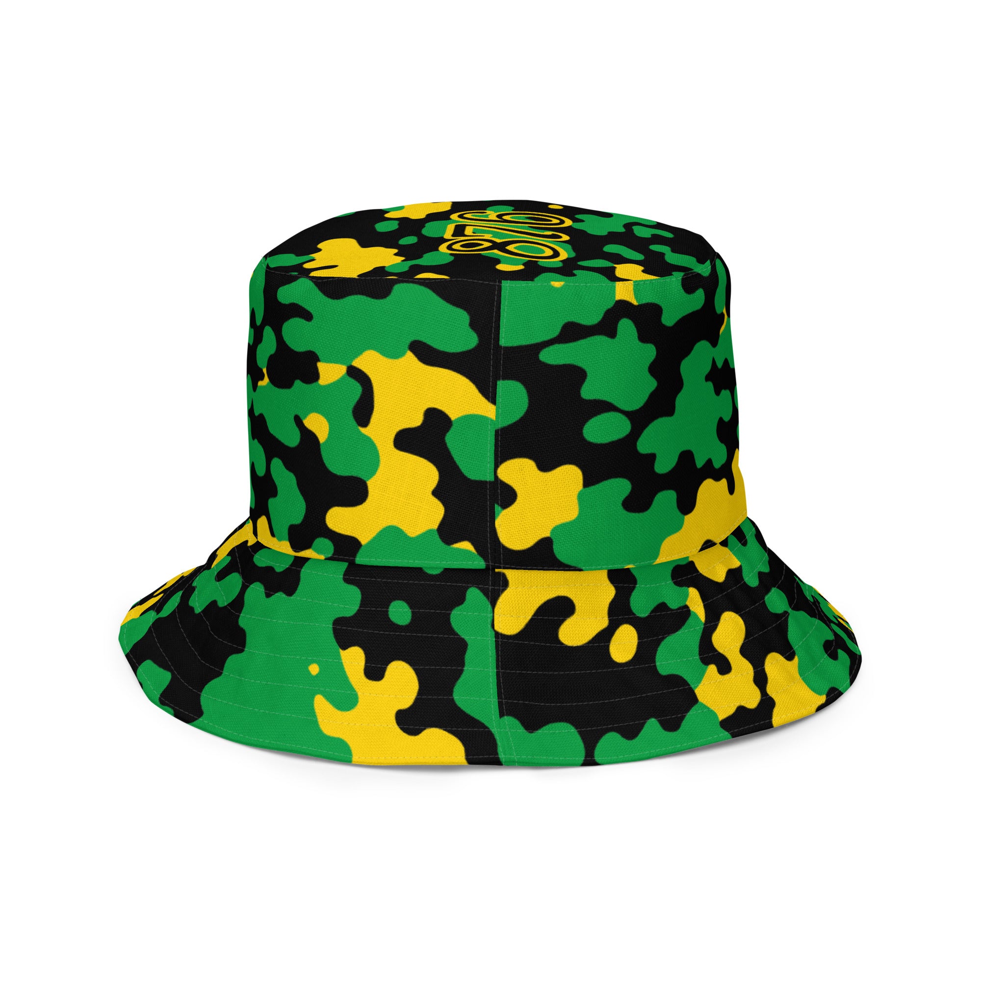 Jamaica CAMO Reversible bucket hat-Fete Massive