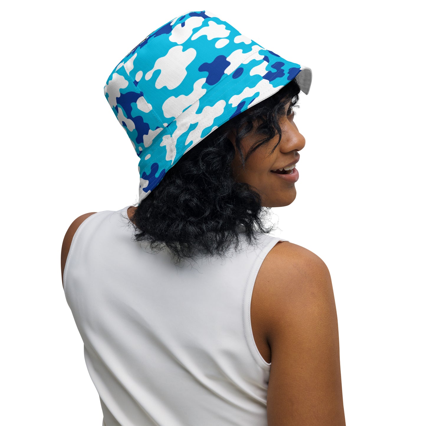 Roatan Honduras CAMO Reversible bucket hat