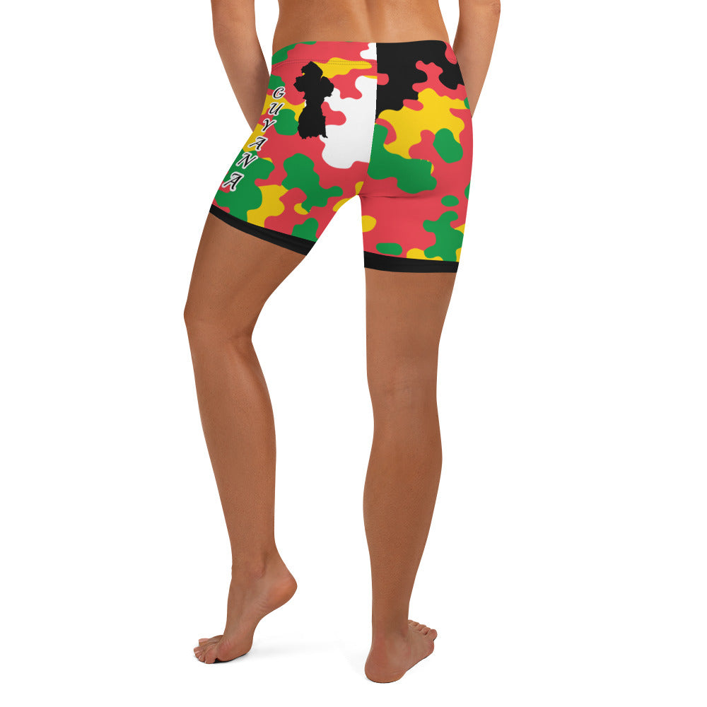 Guyana CAMO Shorts-Fete Massive