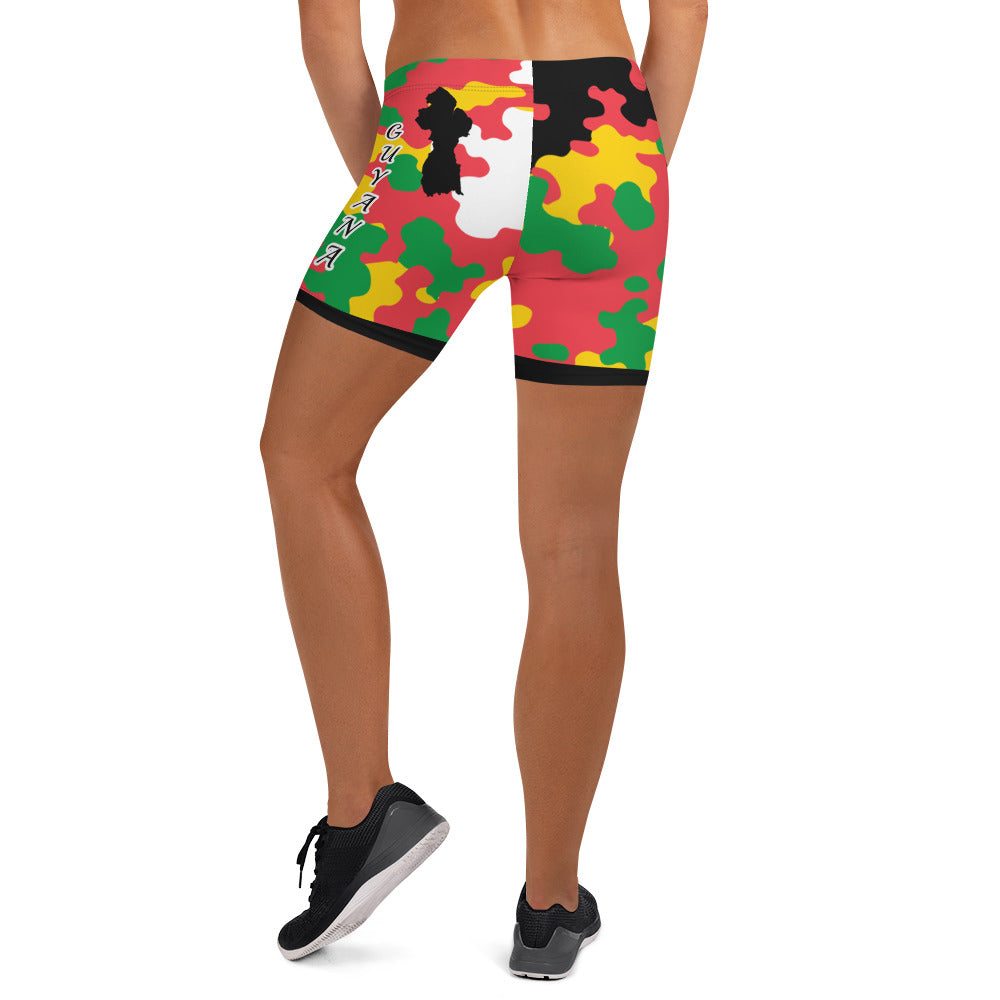 Guyana CAMO Shorts-Fete Massive