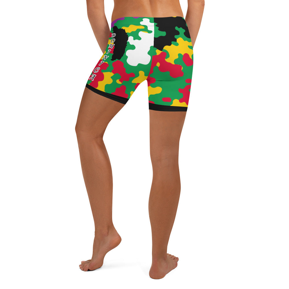 Dominica CAMO Shorts-Fete Massive