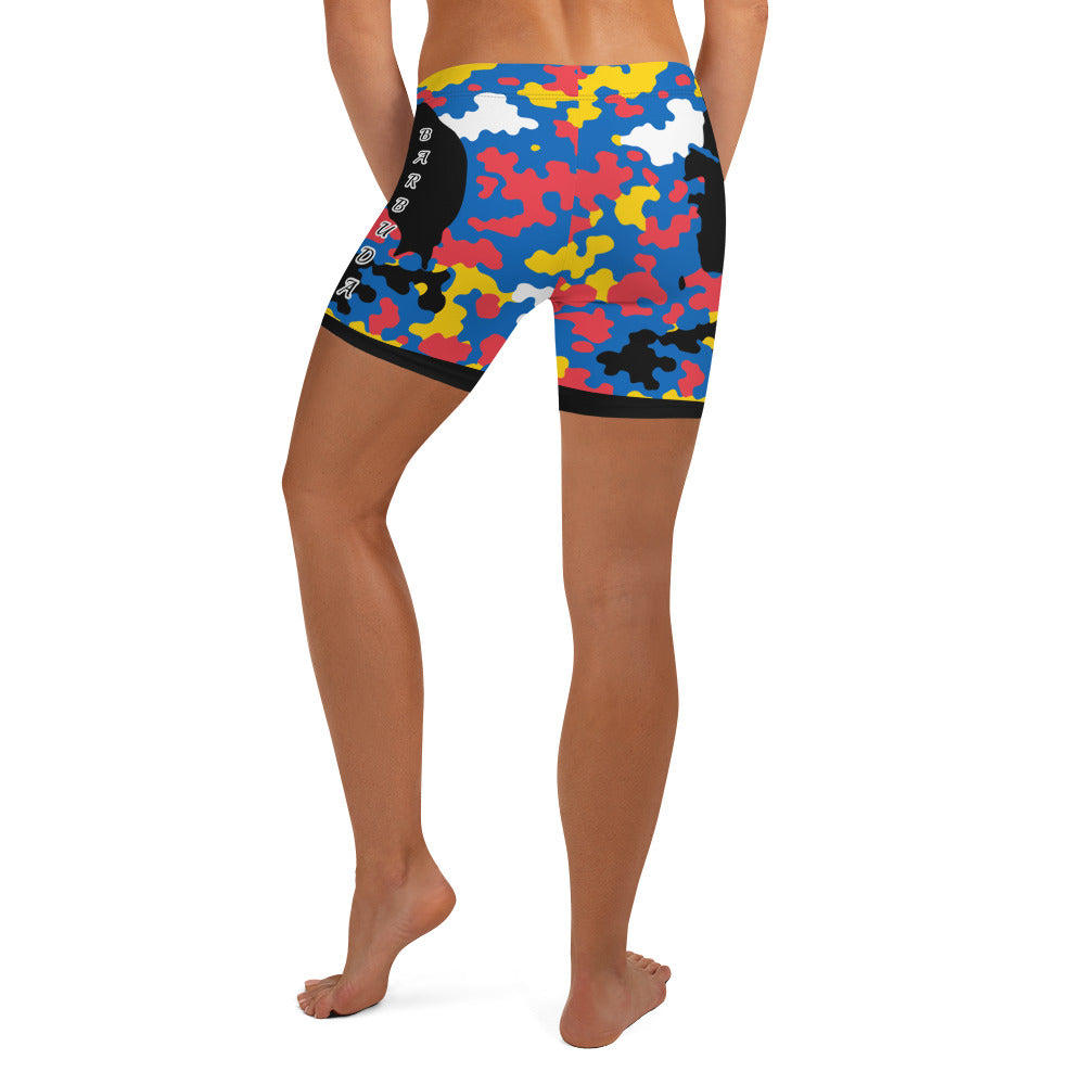 Antigua & Barbuda CAMO Shorts-Fete Massive