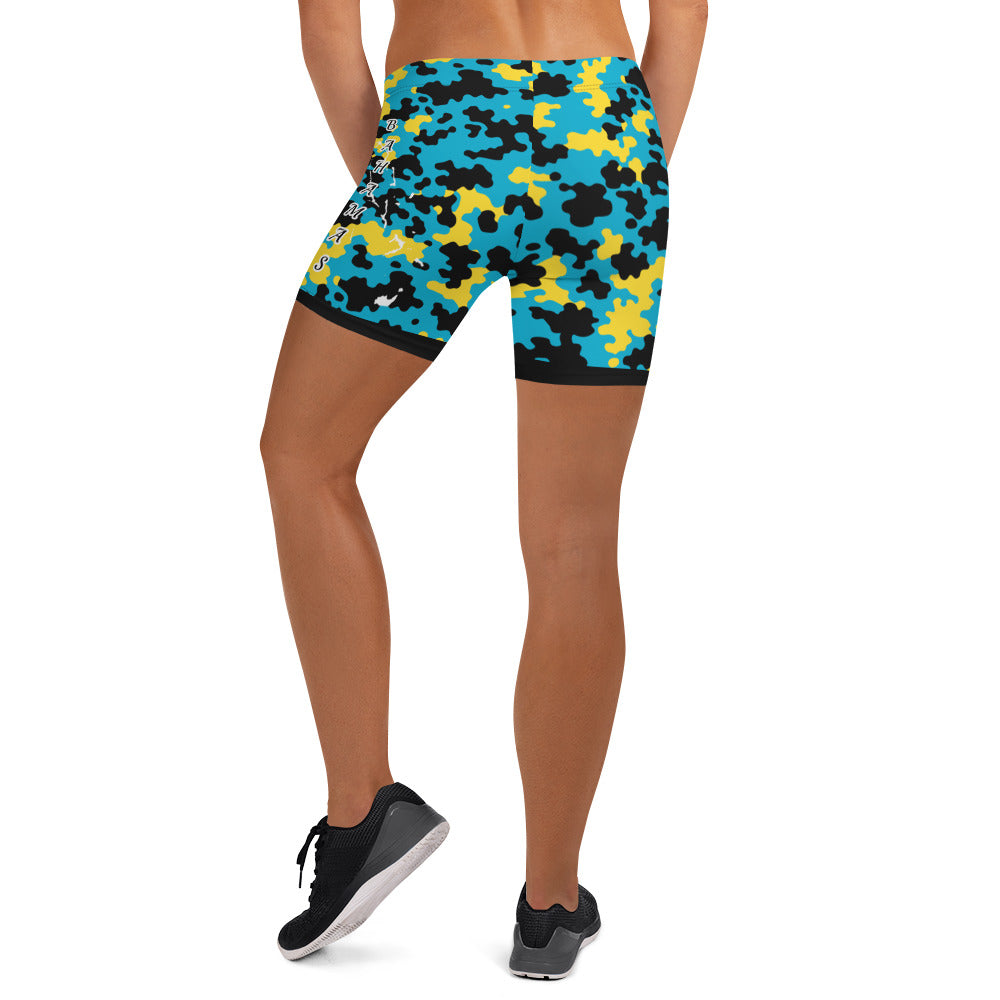 Bahamas CAMO Shorts-Fete Massive