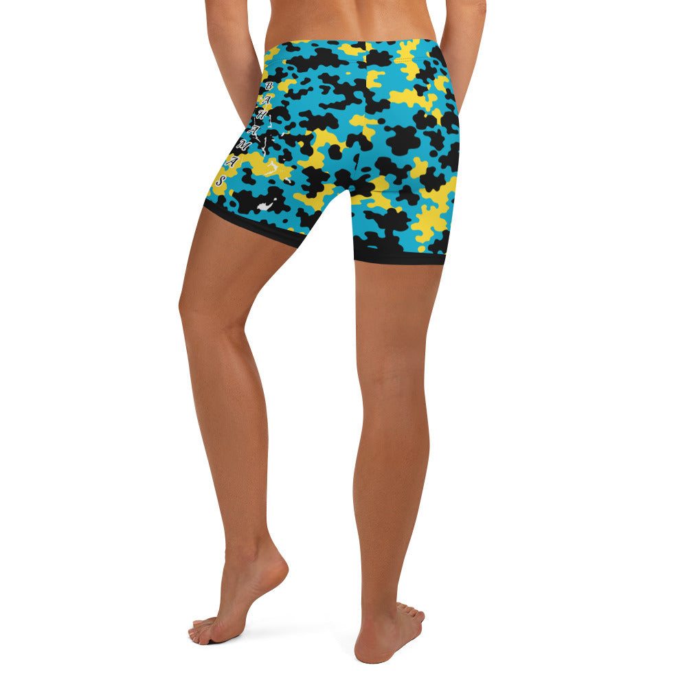 Bahamas CAMO Shorts-Fete Massive