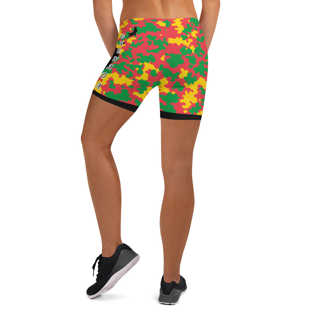 Grenada CAMO Shorts-Fete Massive