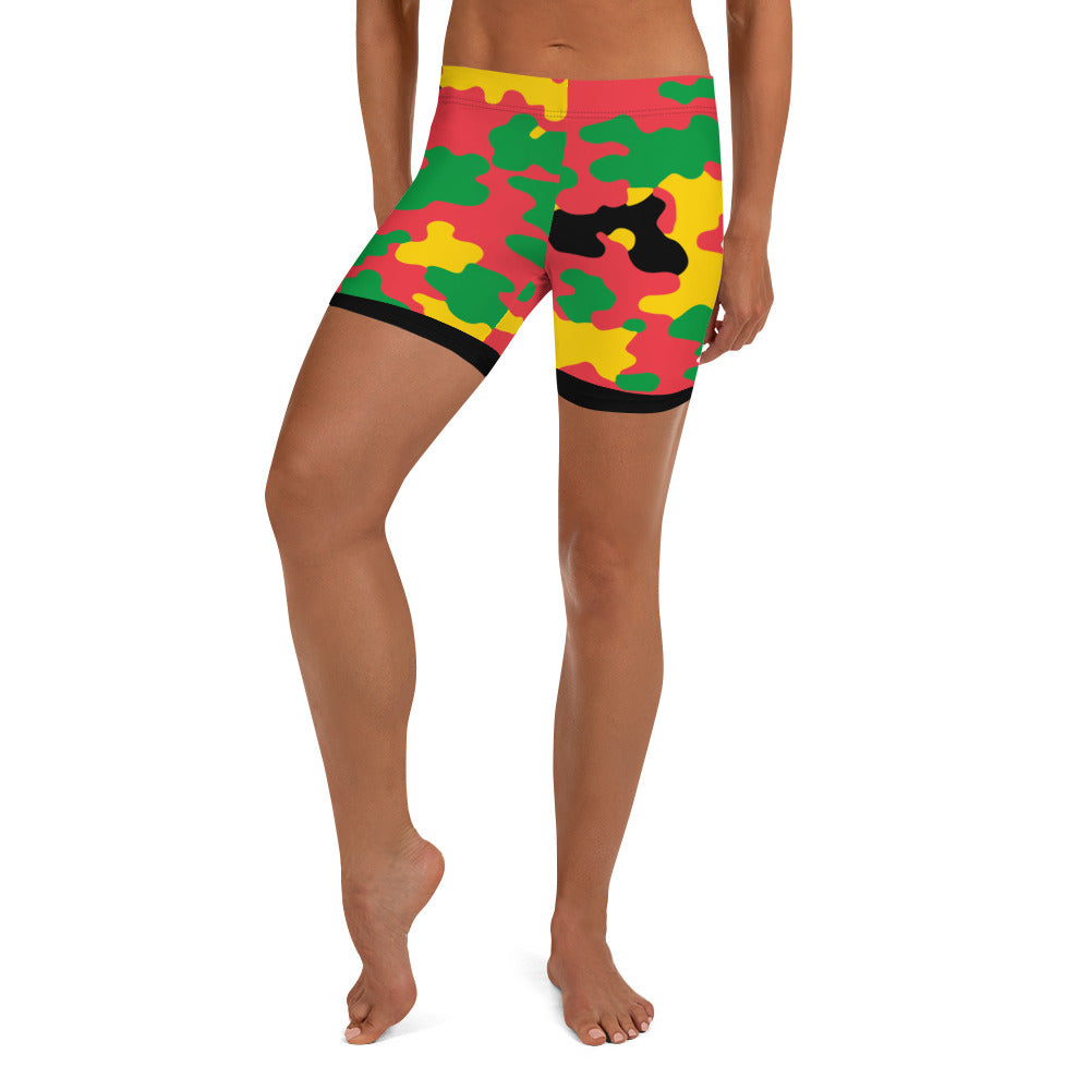 Guyana CAMO Shorts-Fete Massive