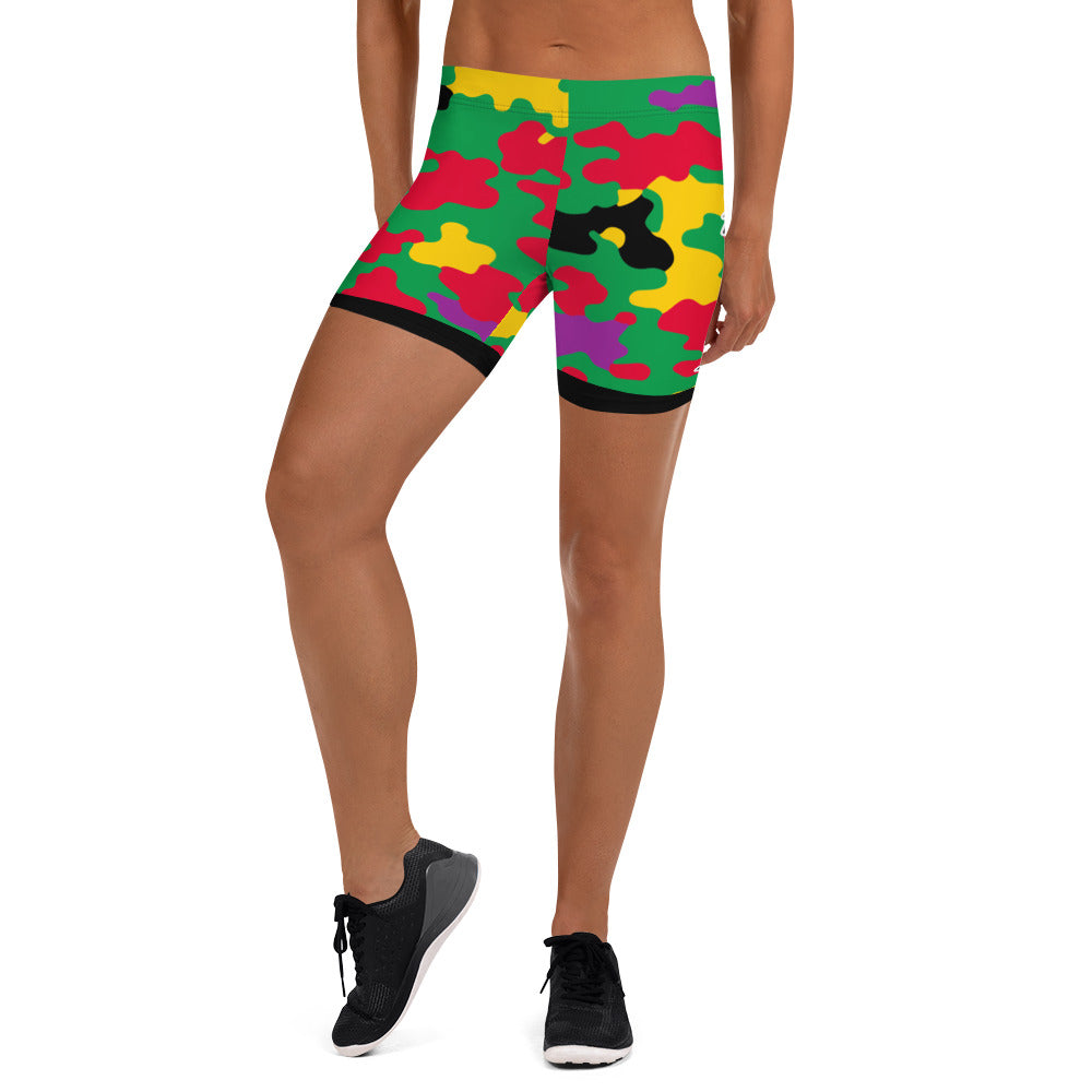 Dominica CAMO Shorts-Fete Massive