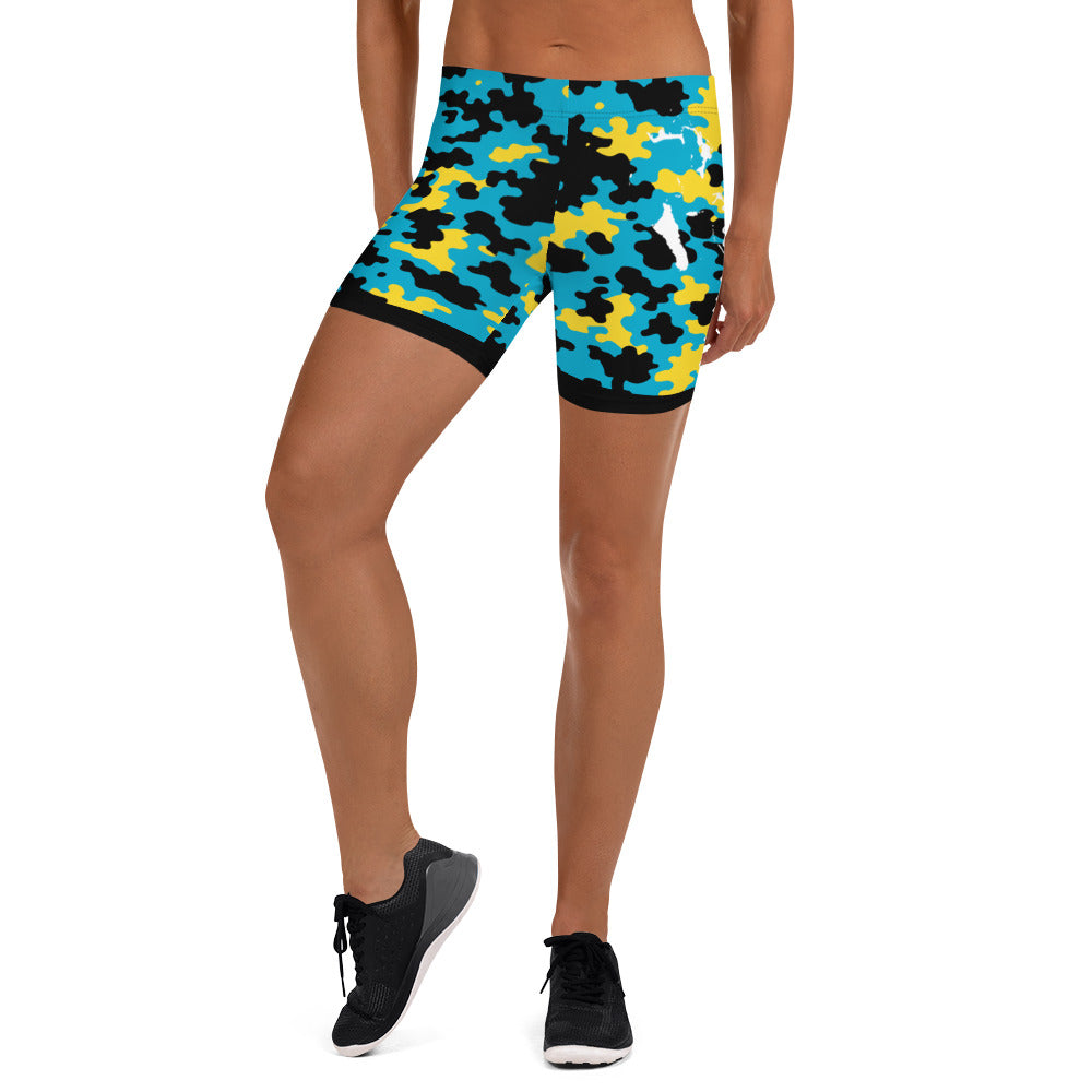 Bahamas CAMO Shorts-Fete Massive