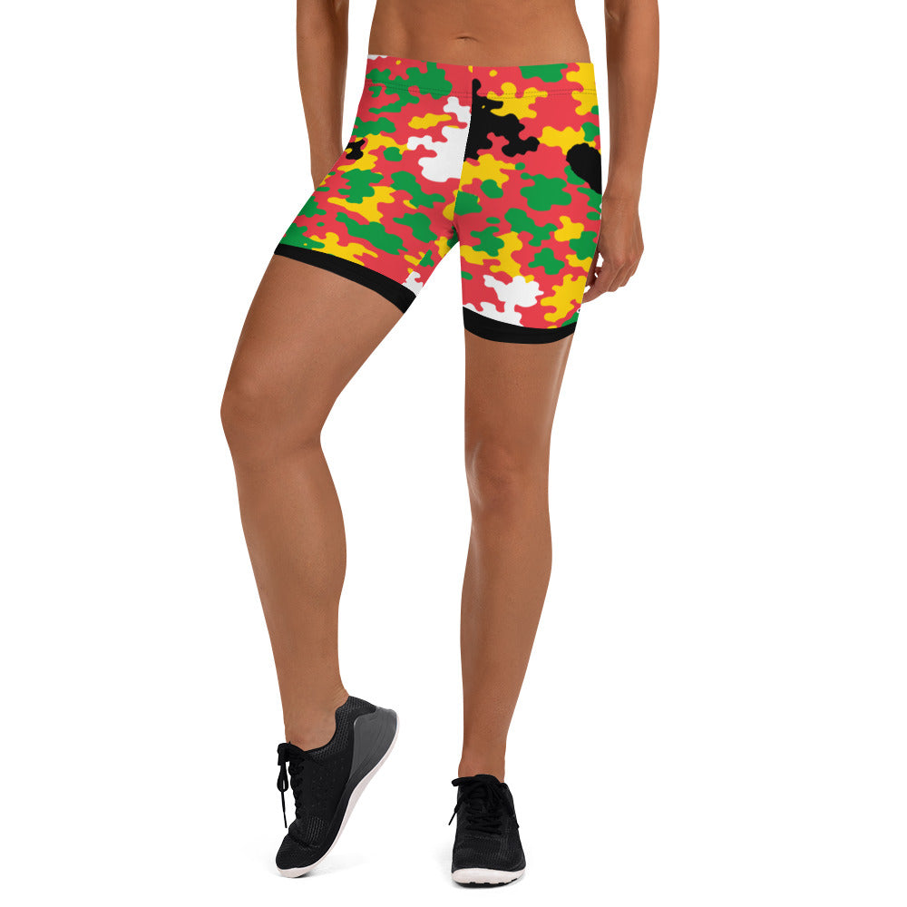 St. Kitts CAMO Shorts-Fete Massive