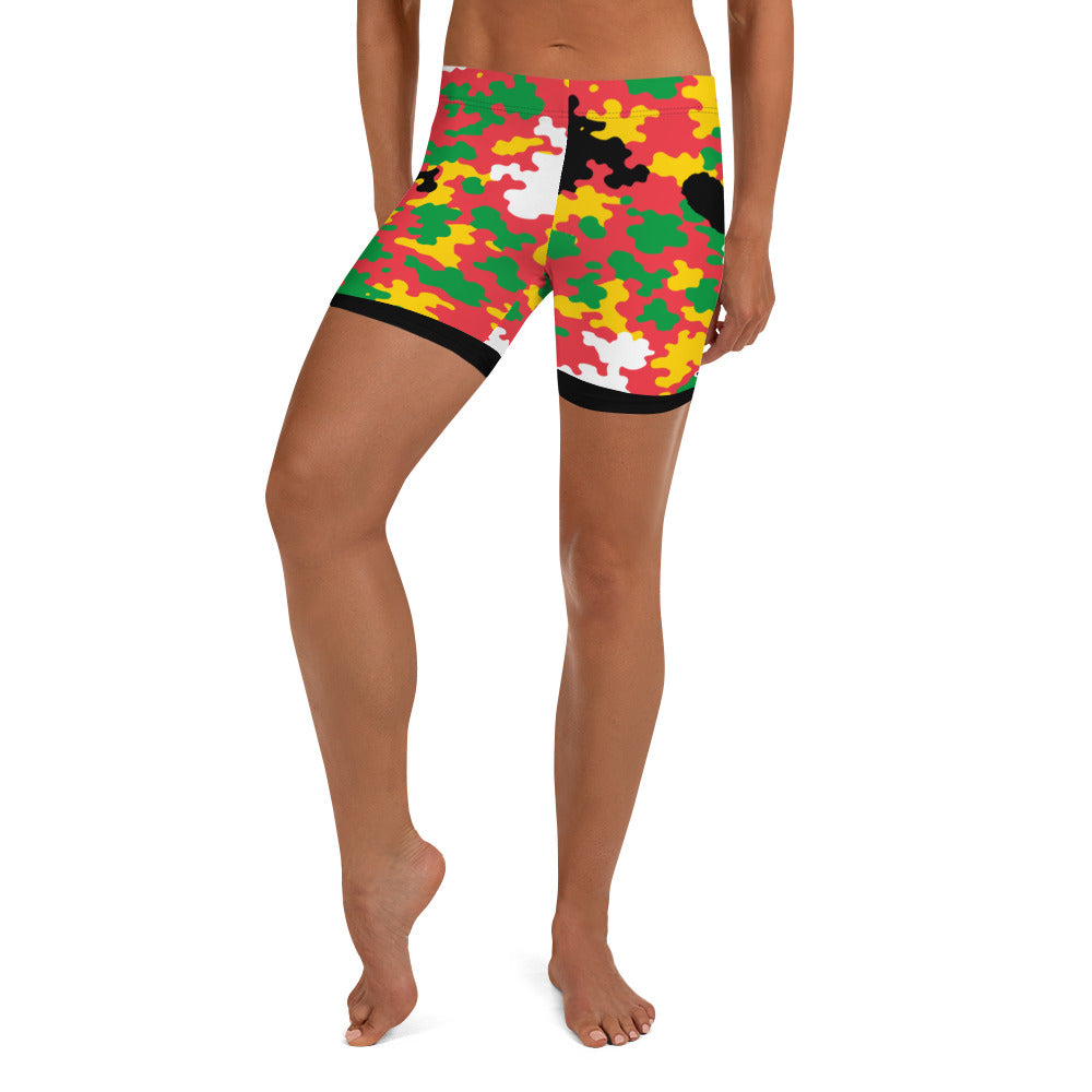 St. Kitts CAMO Shorts-Fete Massive