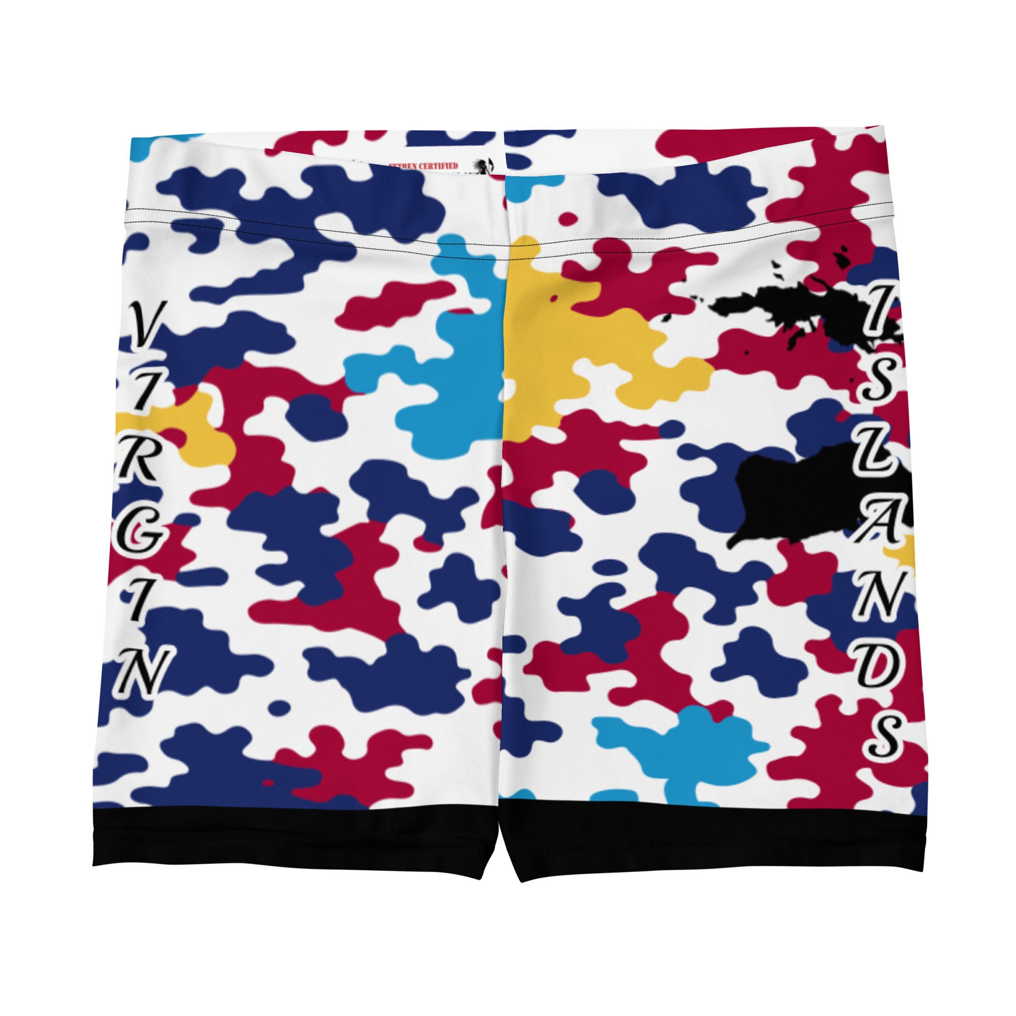 Virgin Islands CAMO Shorts-Fete Massive