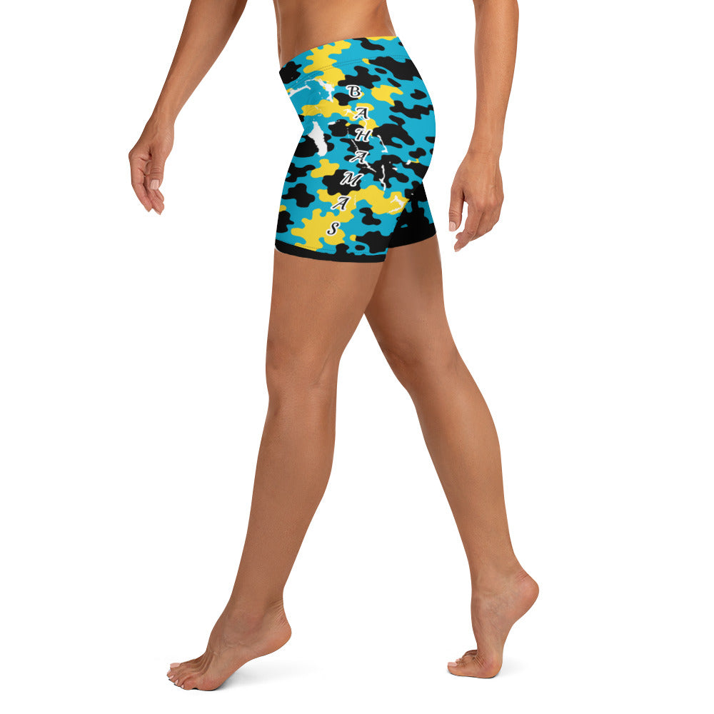 Bahamas CAMO Shorts-Fete Massive