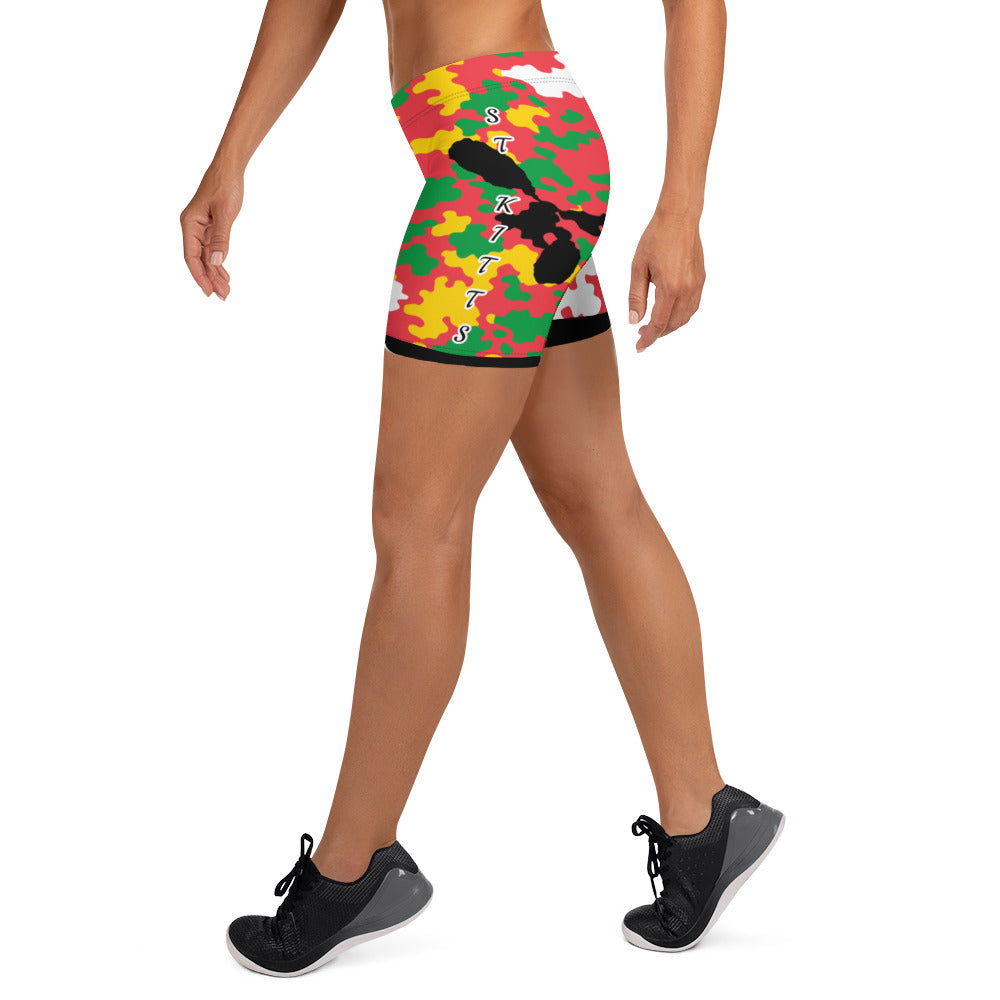 St. Kitts CAMO Shorts-Fete Massive