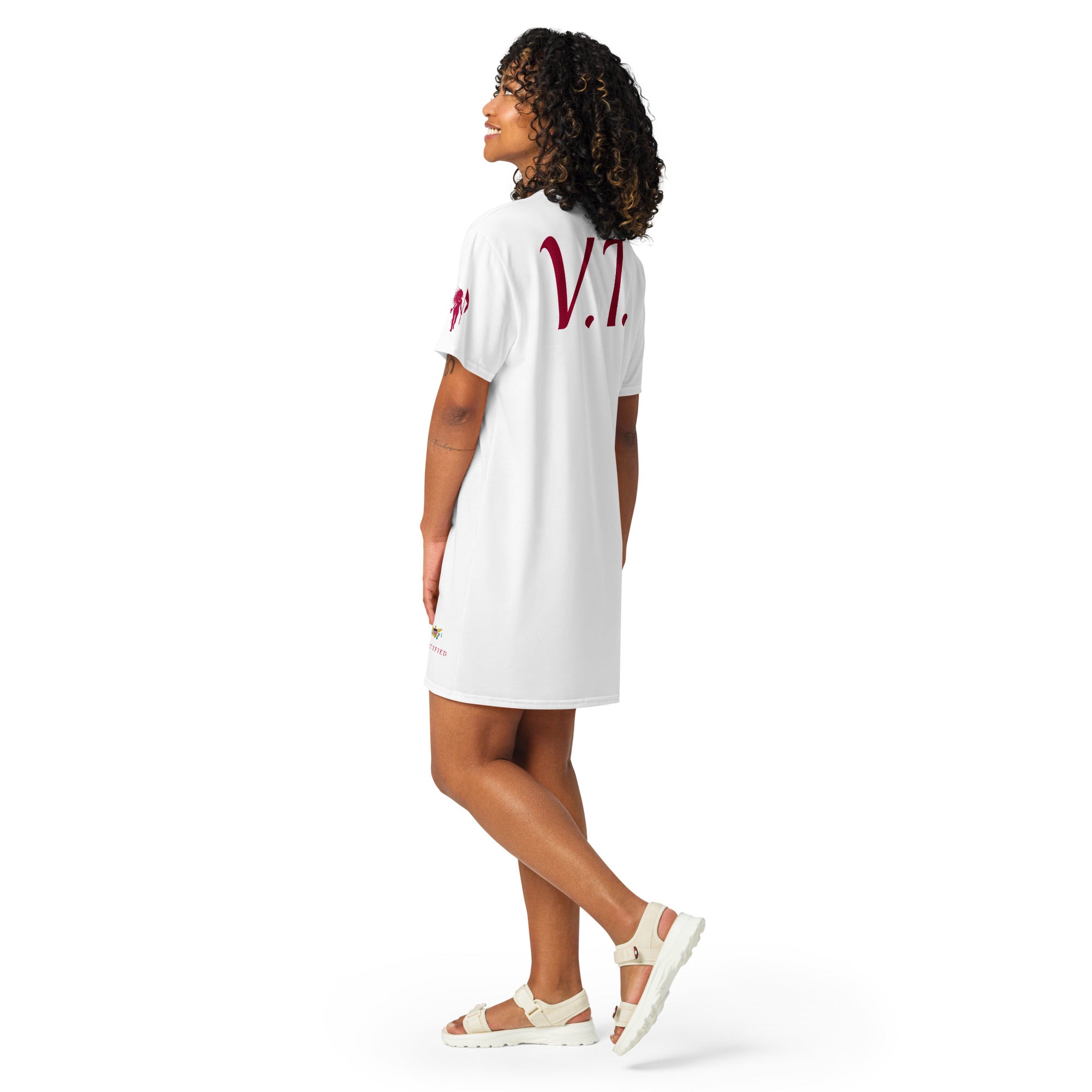 Virgin Islands T-shirt dress-Fete Massive