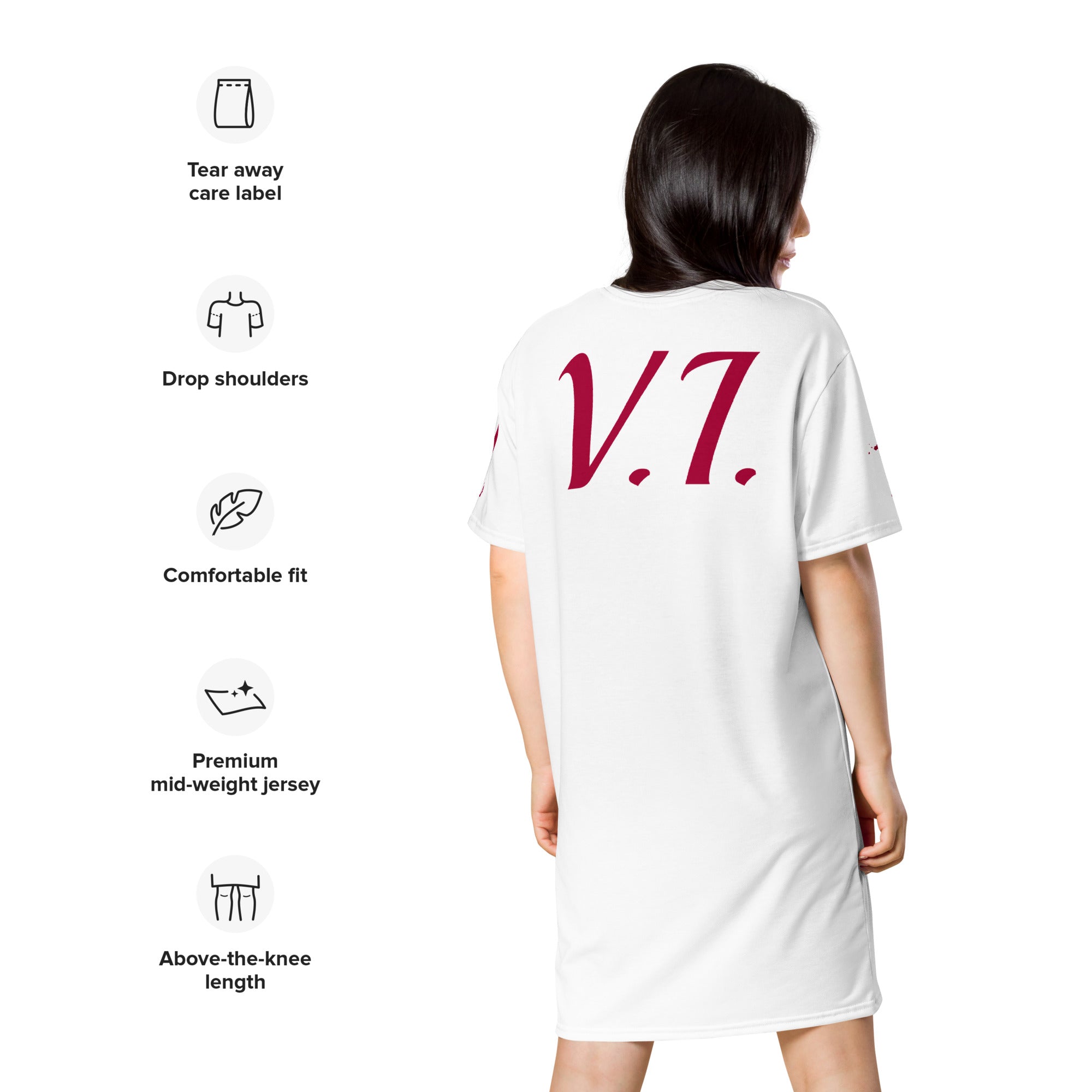 Virgin Islands T-shirt dress-Fete Massive