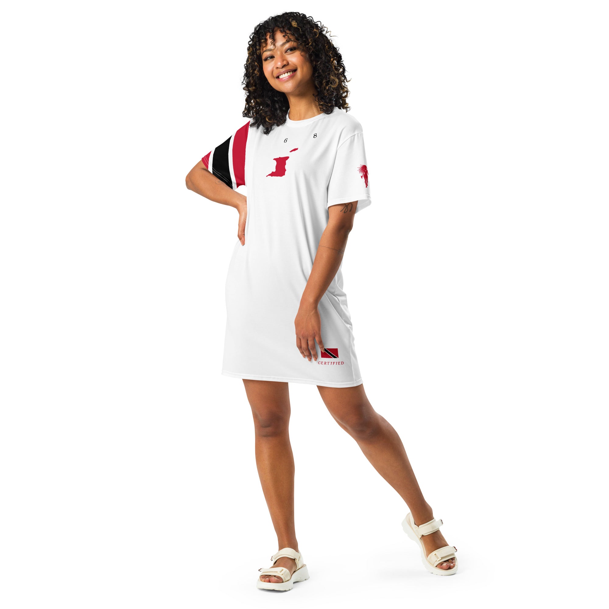 (Female) Trinidad T-shirt dress-Fete Massive