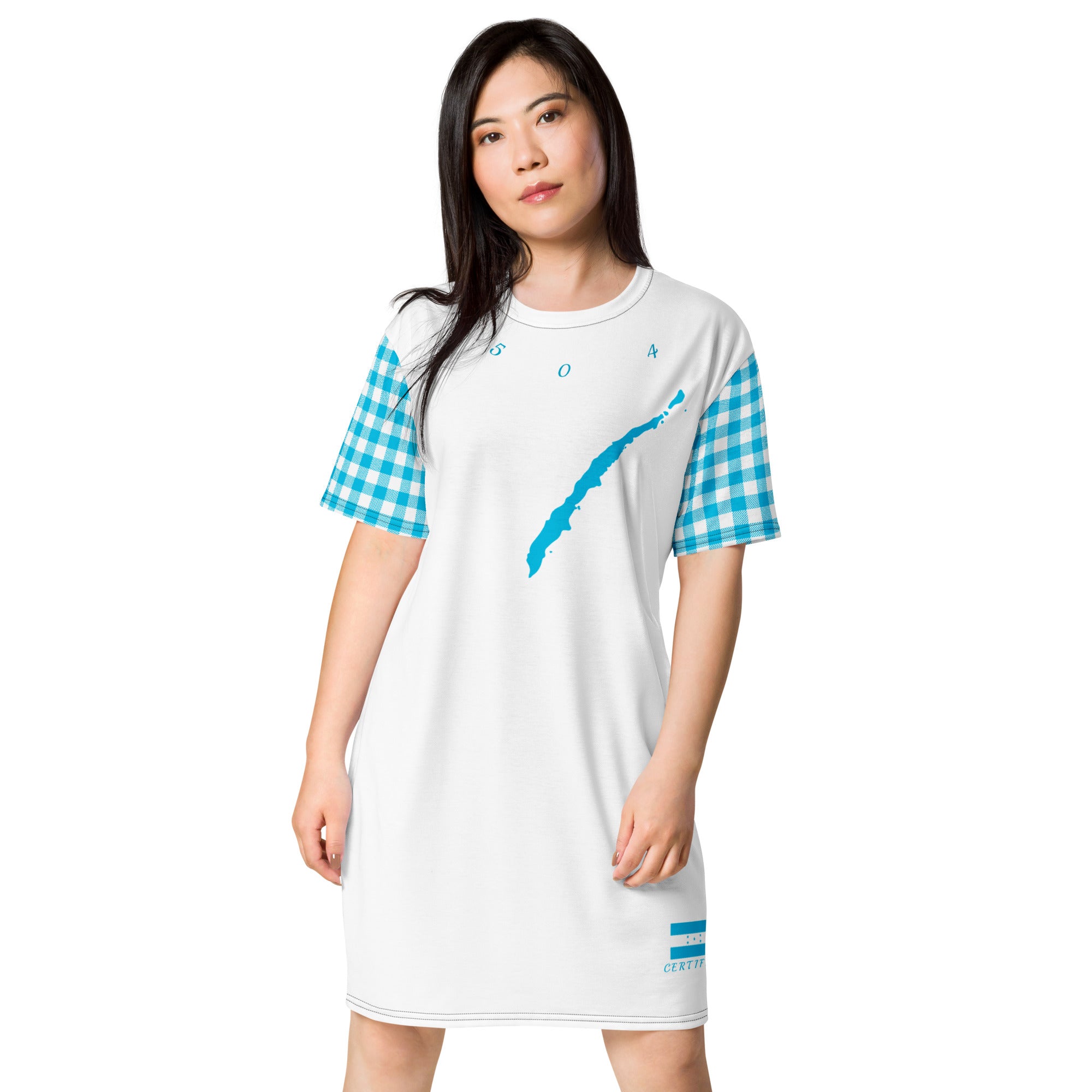 Roatan/Honduras T-shirt dress-Fete Massive