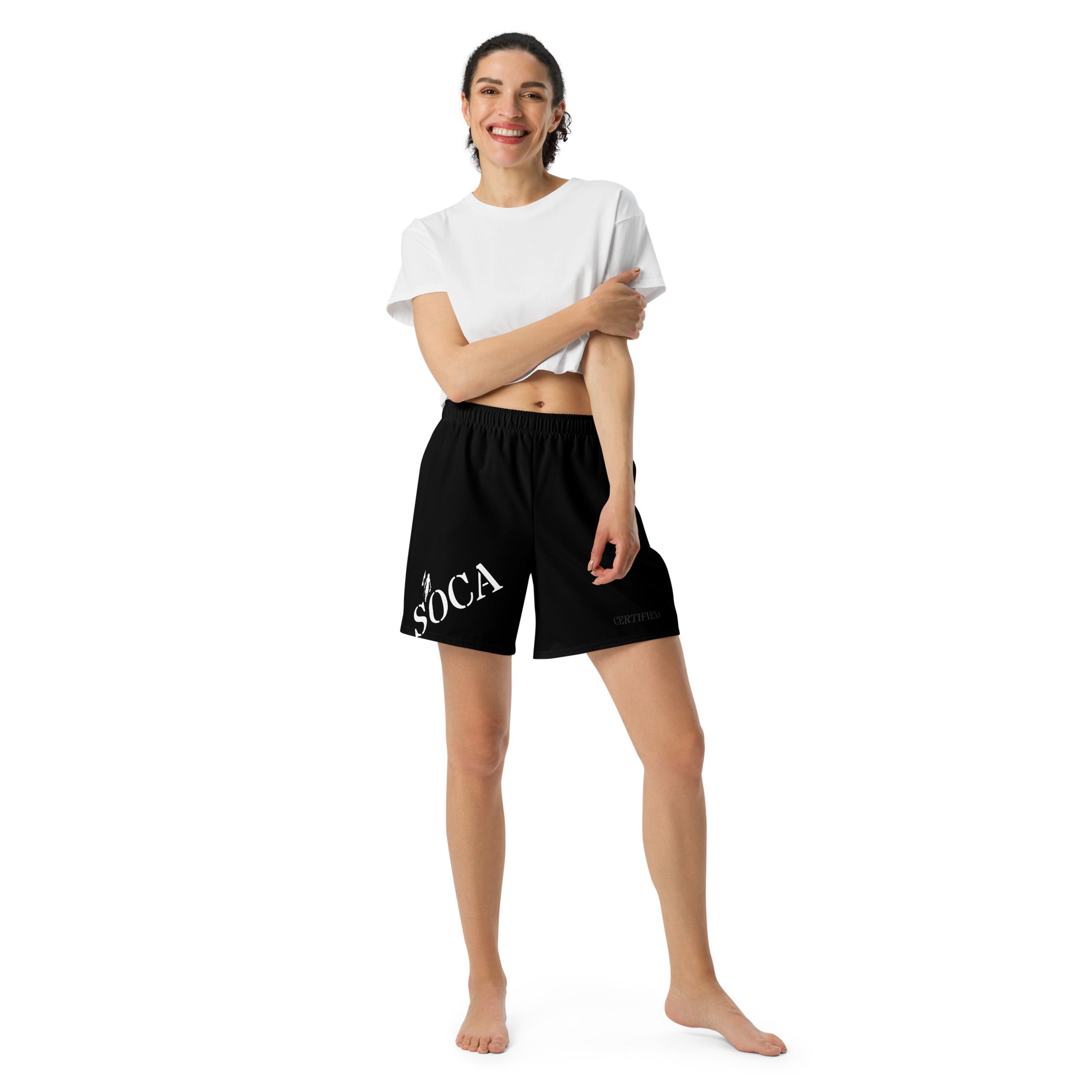 SOCA Certified Unisex Athletic Long Shorts-Fete Massive