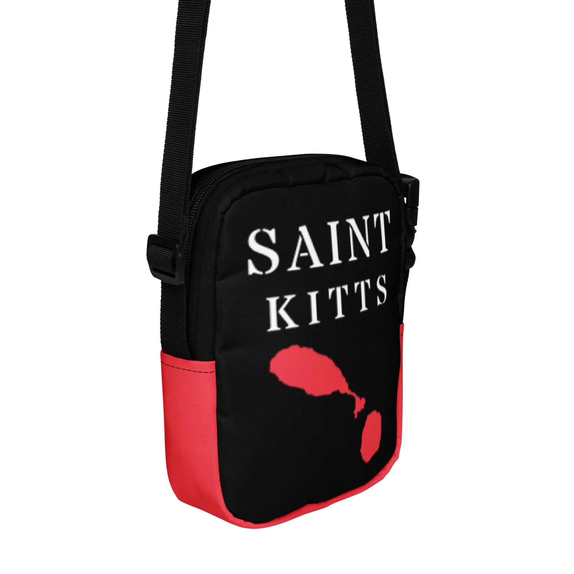 St. Kitts Utility crossbody bag (Red Trim)-Fete Massive