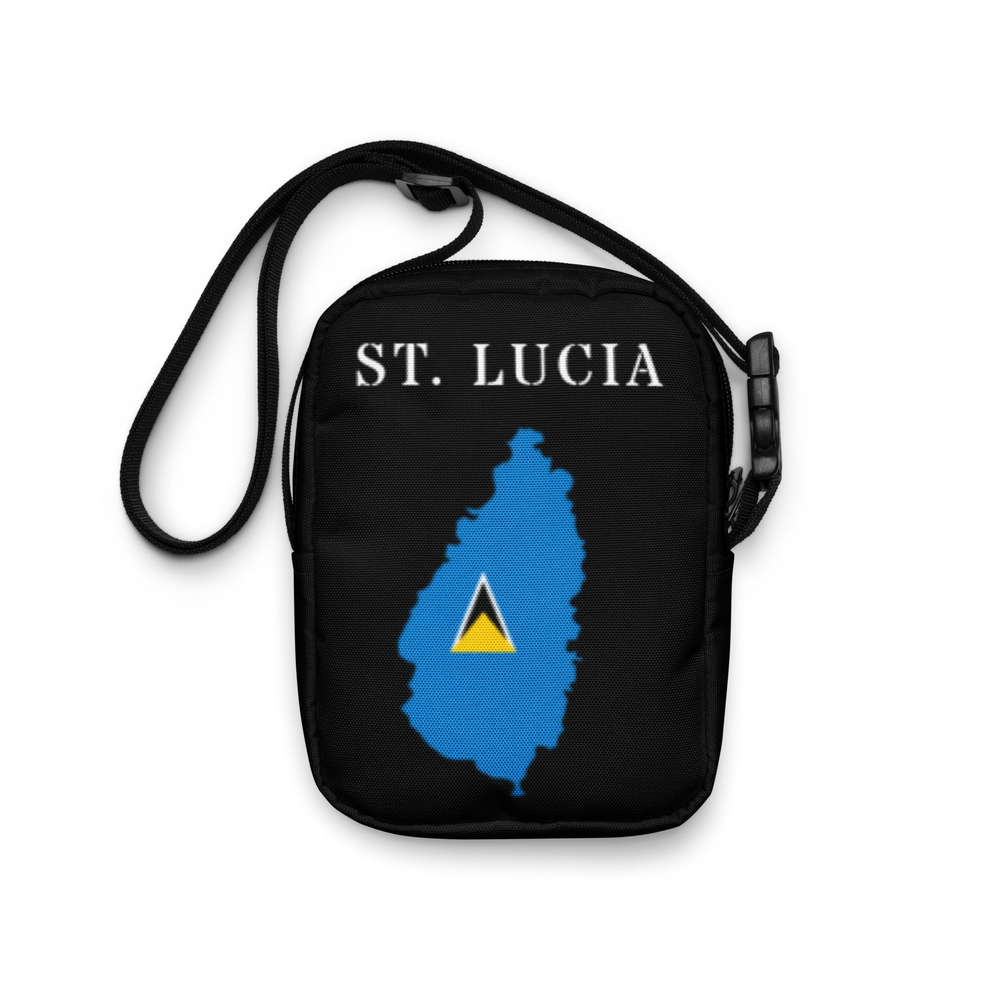 Saint Lucia Utility crossbody bag (Black)-Fete Massive