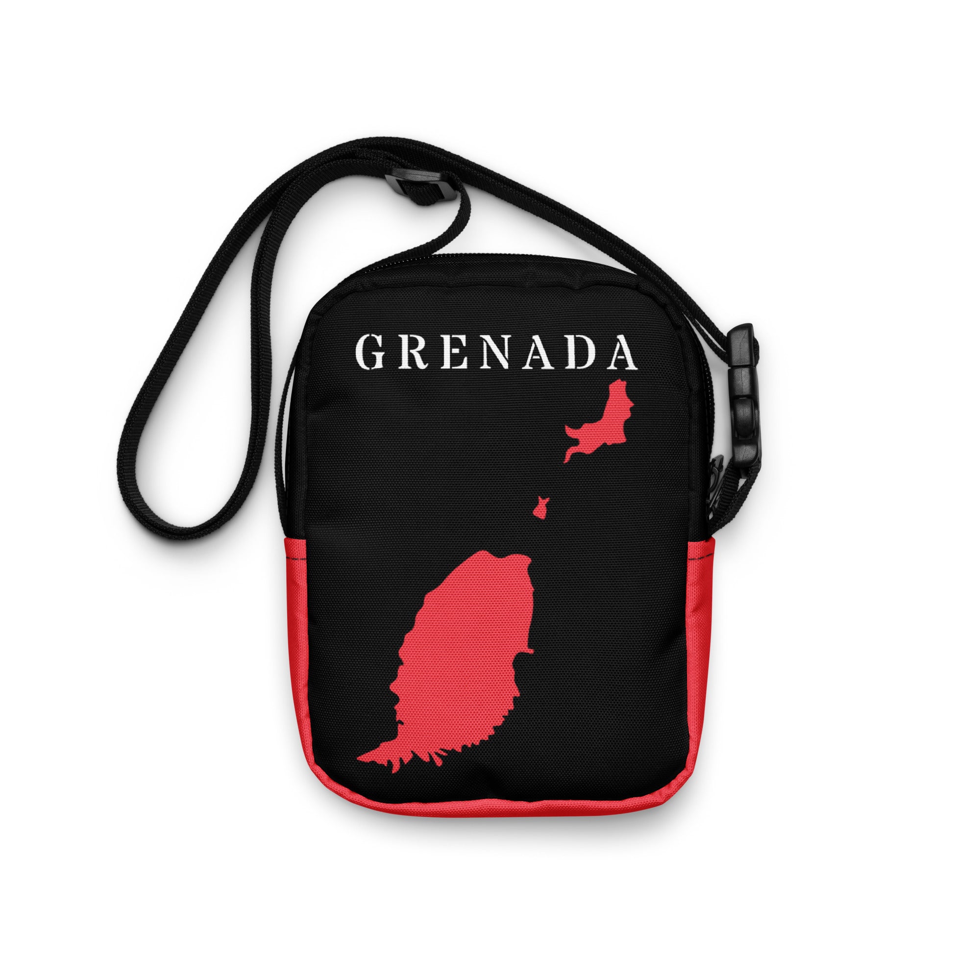 Grenada Utility crossbody bag (Red Trim)-Fete Massive