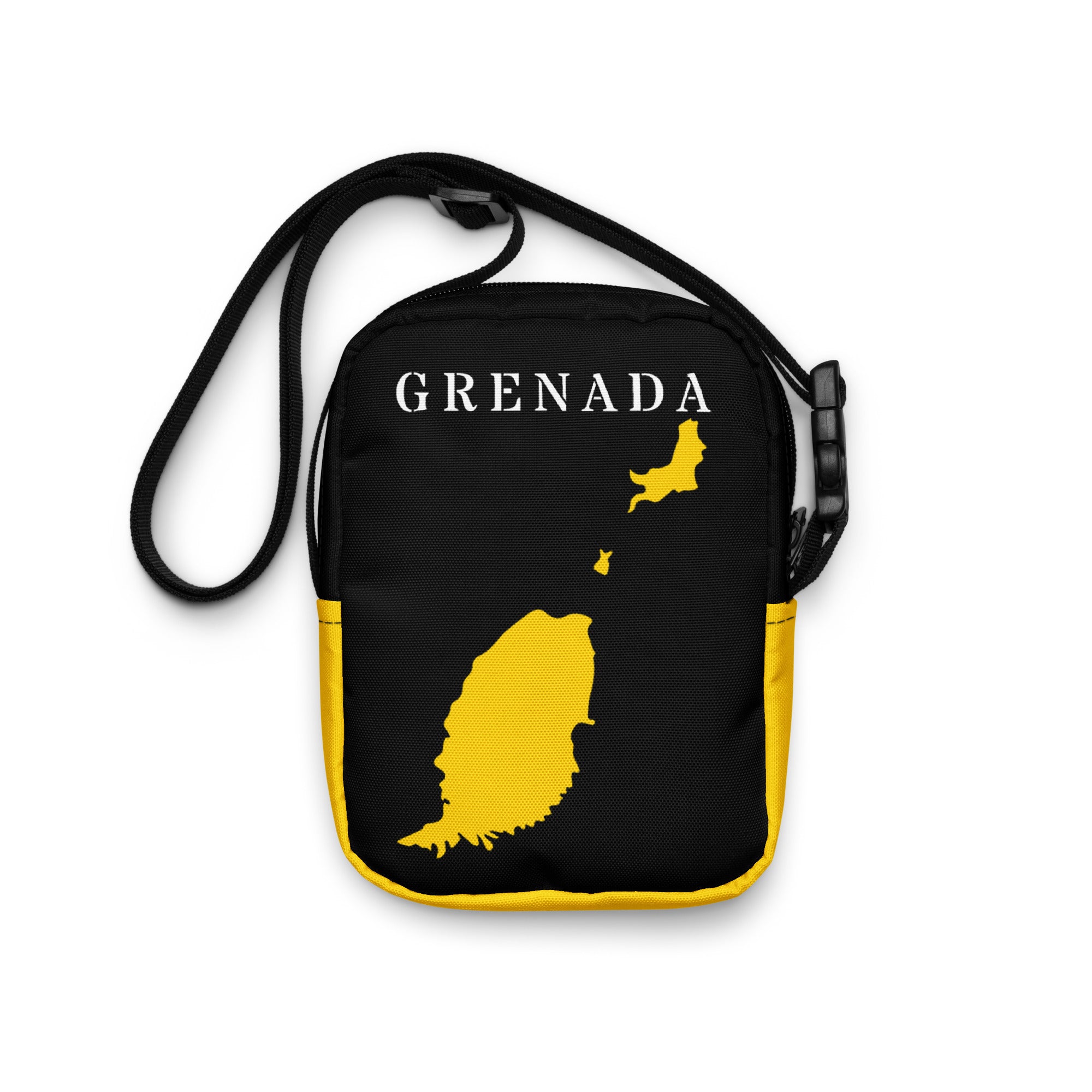 Grenada Utility crossbody bag (Yellow Trim)-Fete Massive