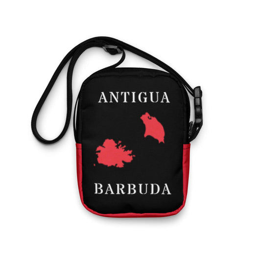 Antigua & Barbuda Utility crossbody bag (Red Trim)-Fete Massive