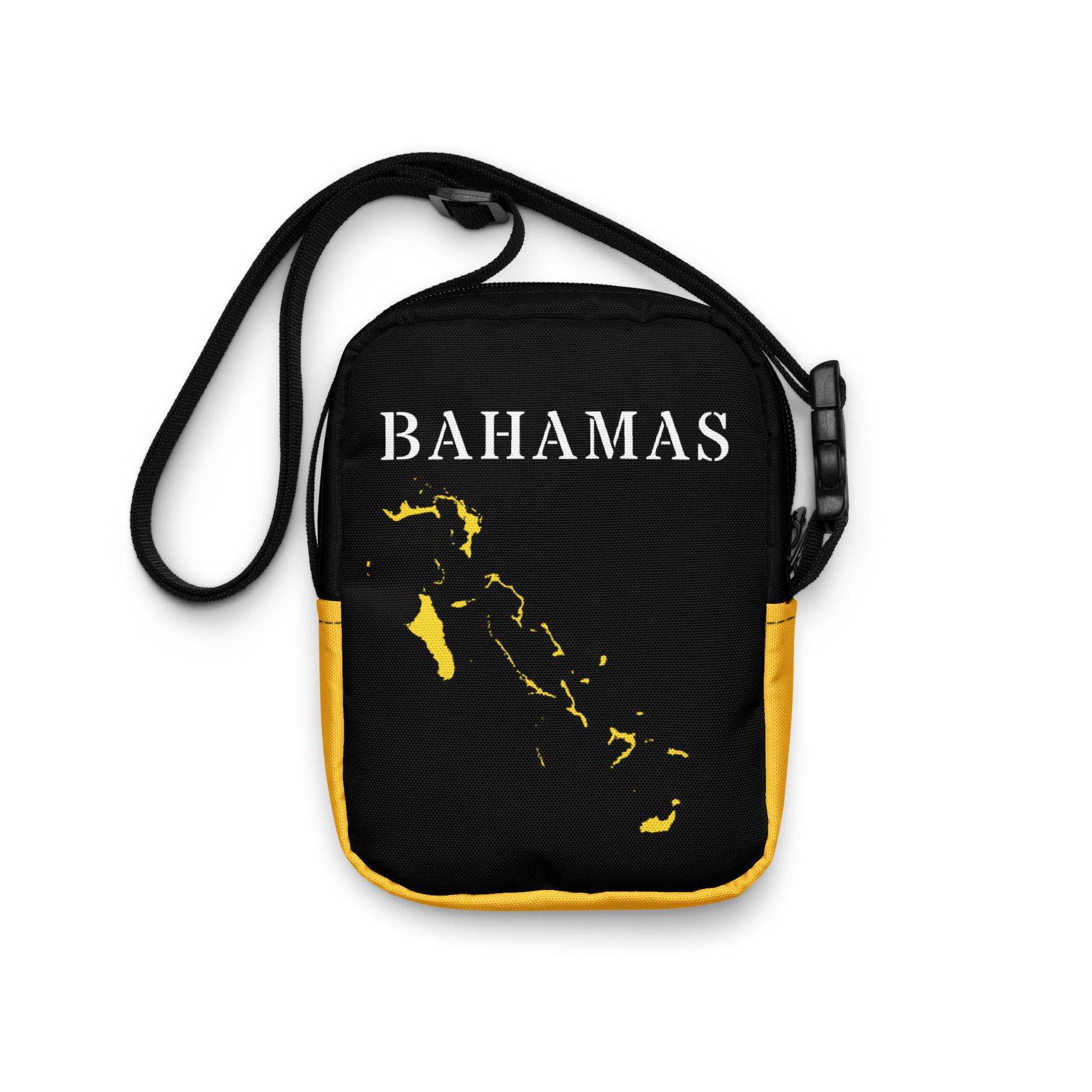 Bahamas Utility crossbody bag (Yellow Trim)-Fete Massive