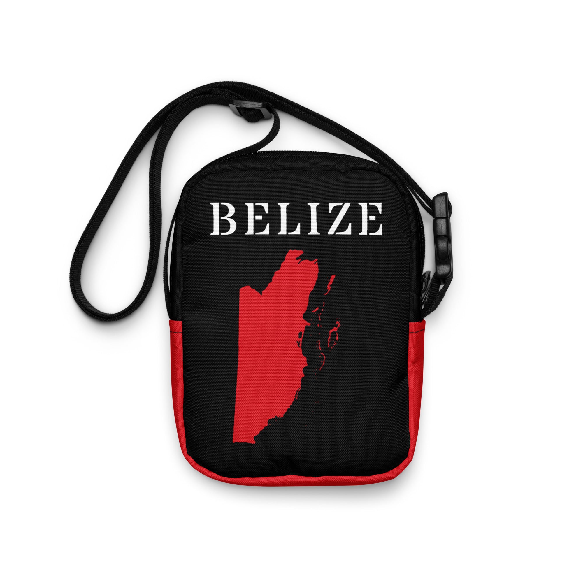 Belize Utility crossbody bag (Red Trim)-Fete Massive