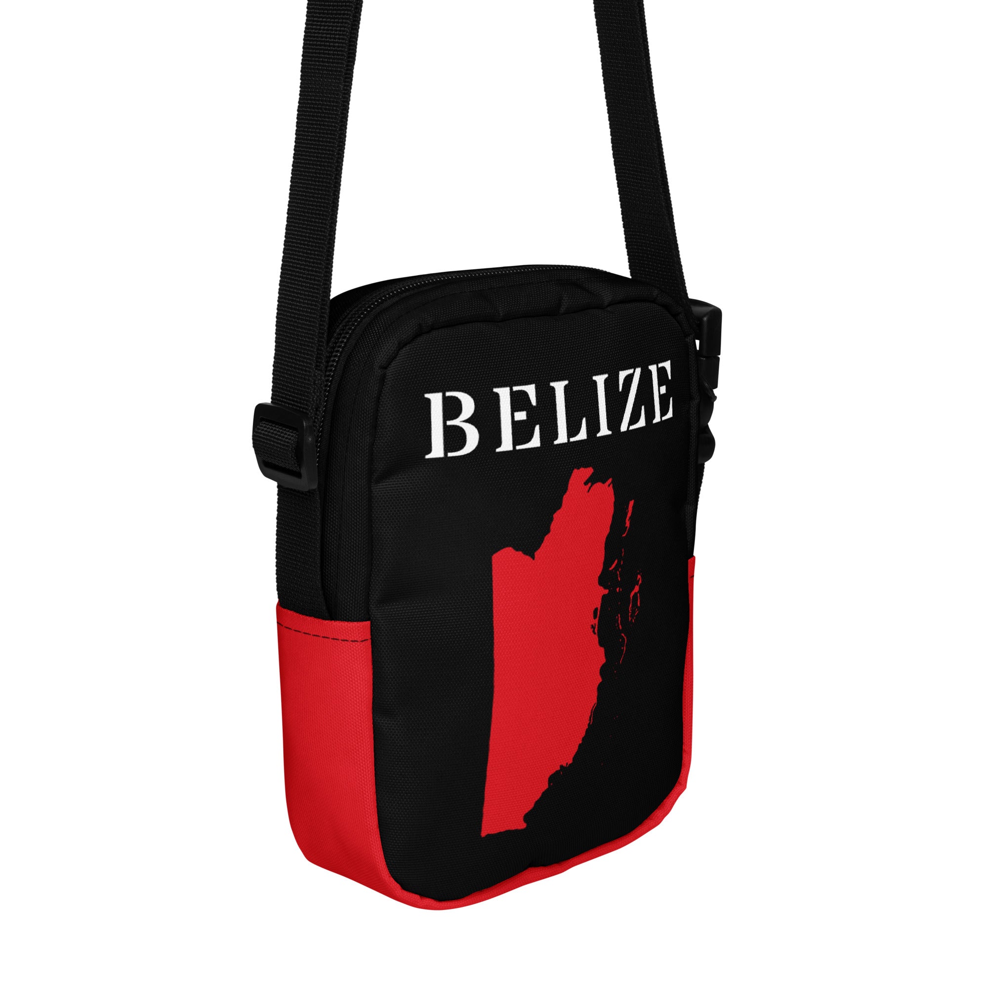 Belize Utility crossbody bag (Red Trim)-Fete Massive