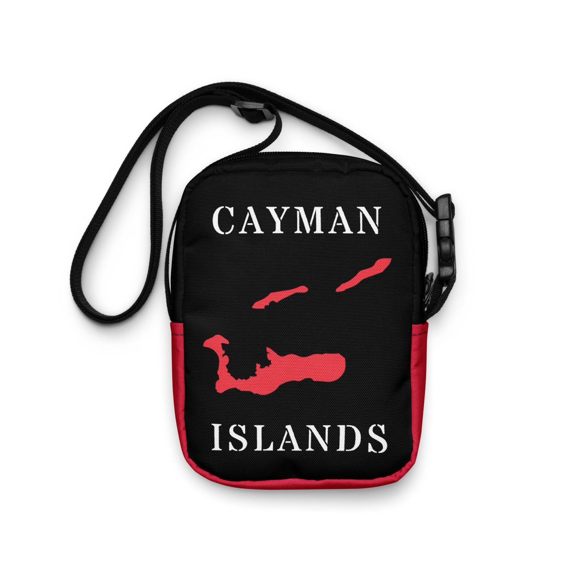 Cayman Island Utility crossbody bag (Red Trim)-Fete Massive