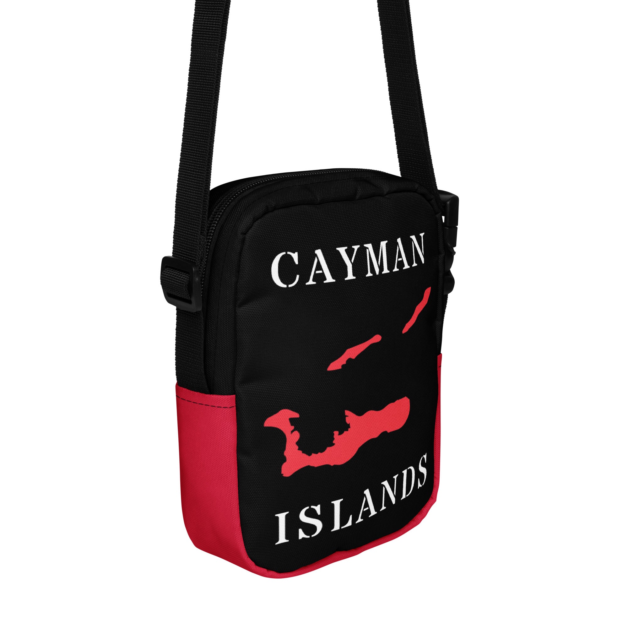 Cayman Island Utility crossbody bag (Red Trim)-Fete Massive