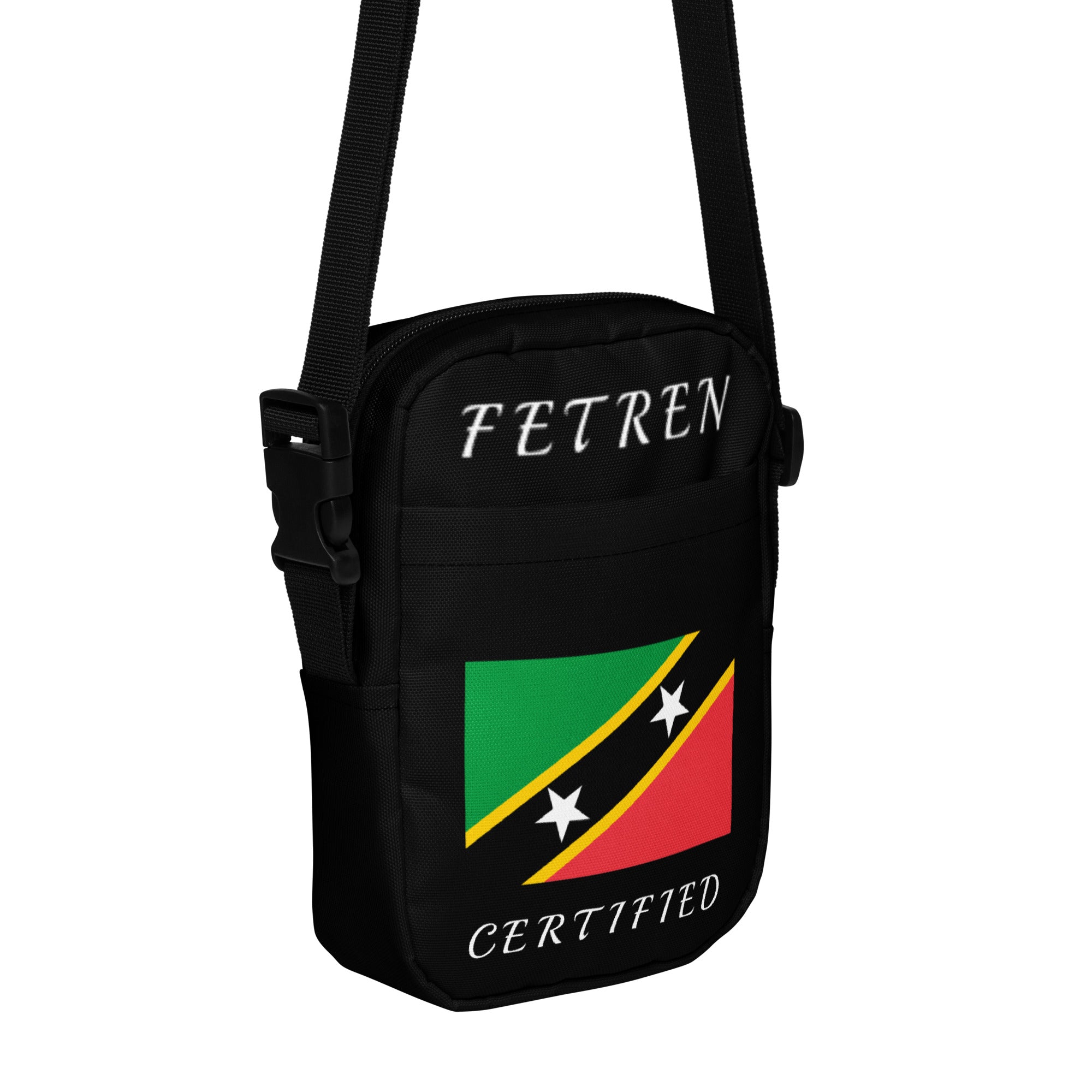 St. Kitts Utility crossbody bag (Black)-Fete Massive