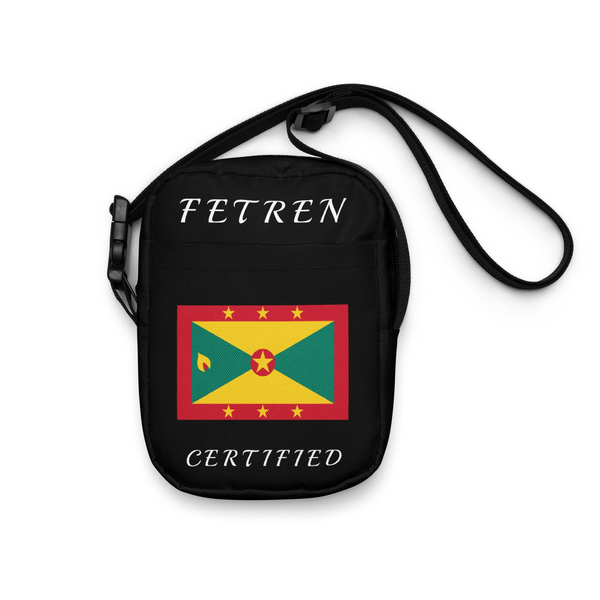 Grenada Utility crossbody bag (Black)-Fete Massive