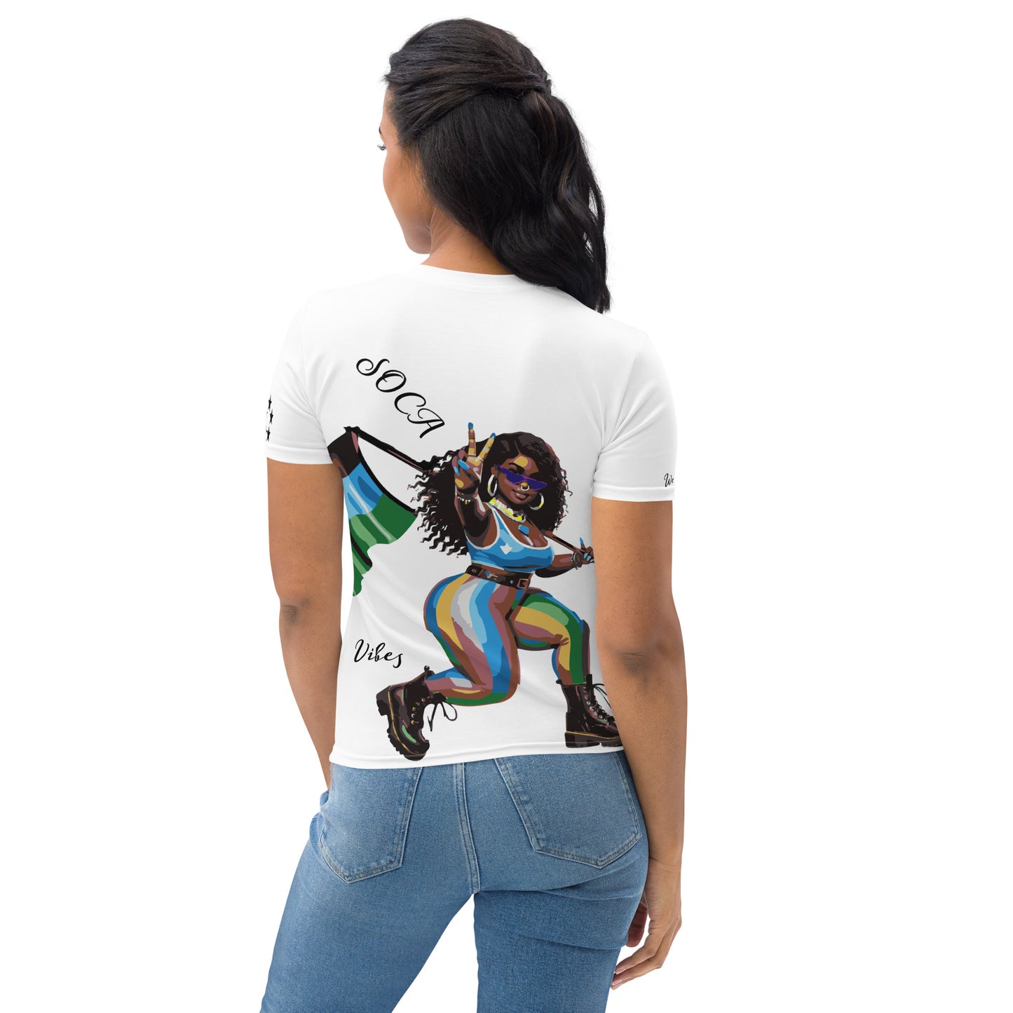 Flag Gal! Fete Massive Designer: Women's T-shirt