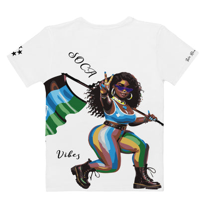 Flag Gal! Fete Massive Designer: Women's T-shirt