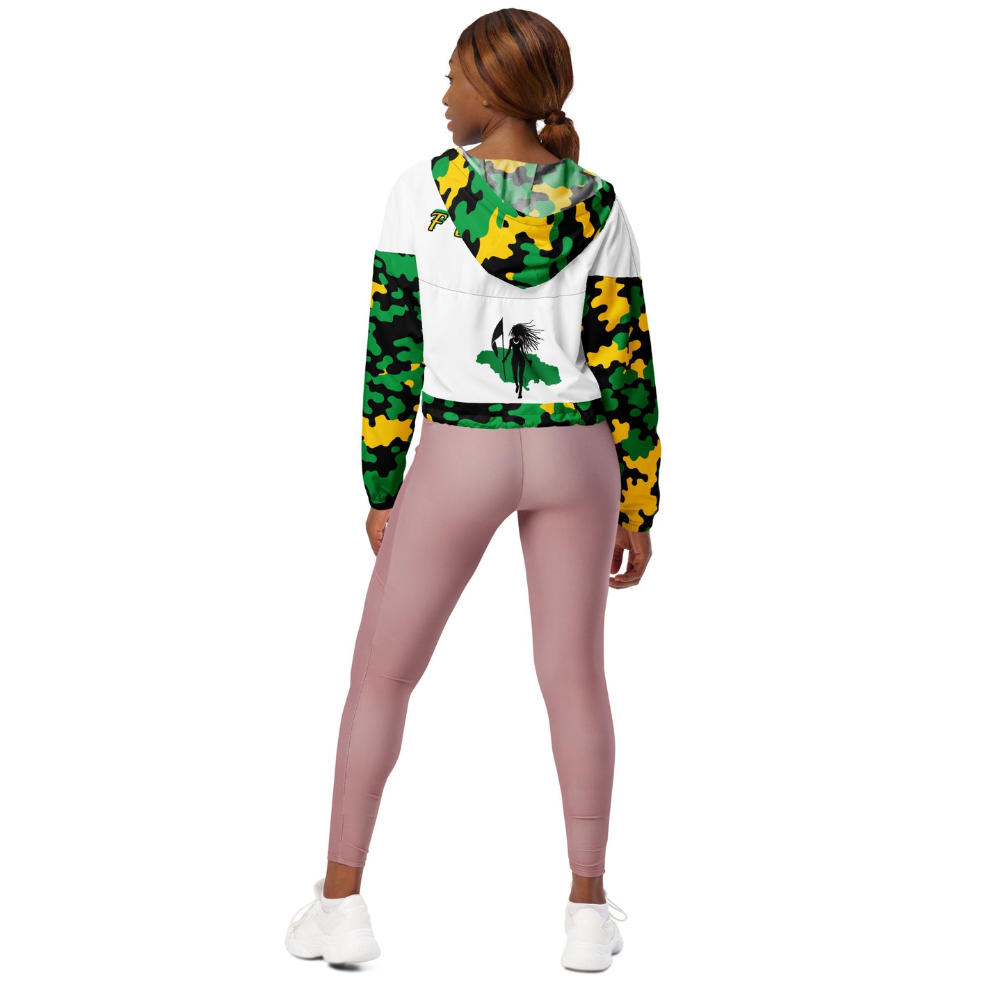 Fetren CAMO Jacket (Jamaica Women’s cropped windbreaker)